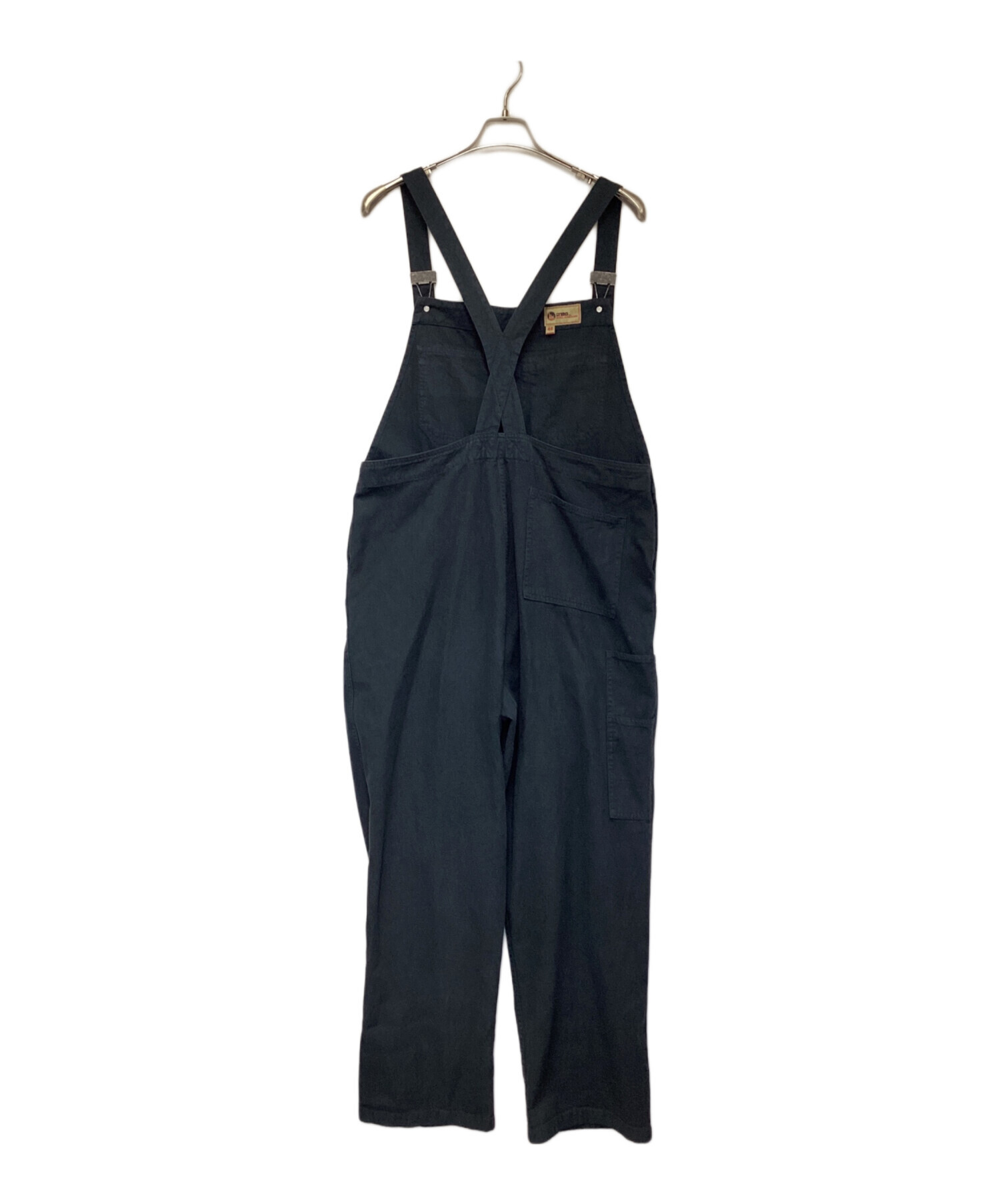 NIGEL CABOURN (ナイジェルケーボン) LYBRO DUNGAREE CO BR TW（リブロ ダンガリー コットン ブロークン  ツイル）オーバーオール ネイビー サイズ:46