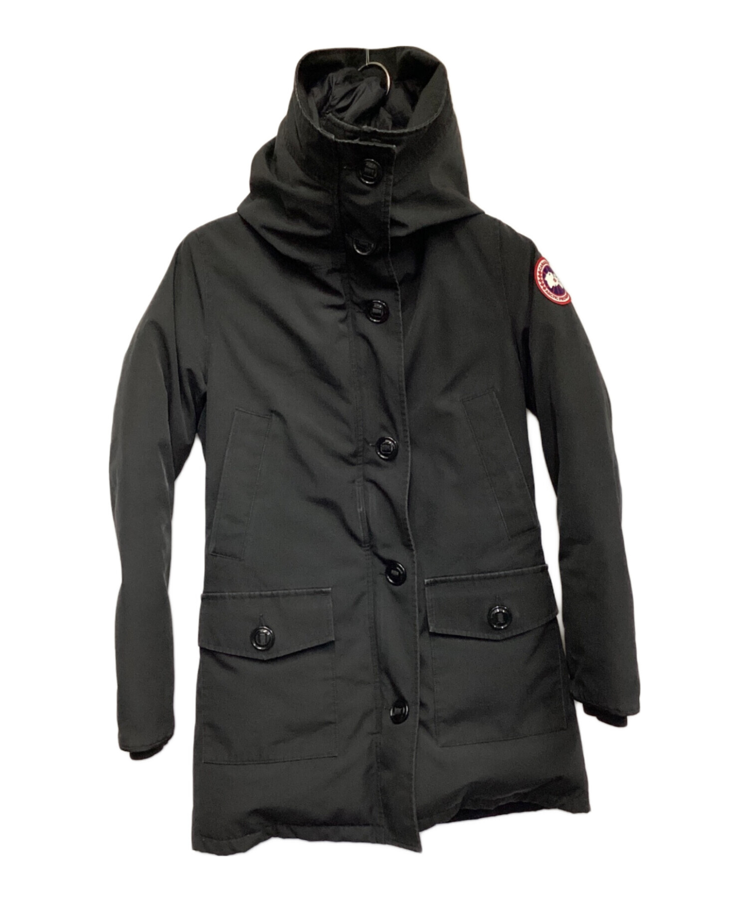 中古・古着通販】CANADA GOOSE (カナダグース) BRONTE PARKA（ブロンテ パーカ） ブラック サイズ:S/P｜ブランド・古着通販  トレファク公式【TREFAC FASHION】スマホサイト