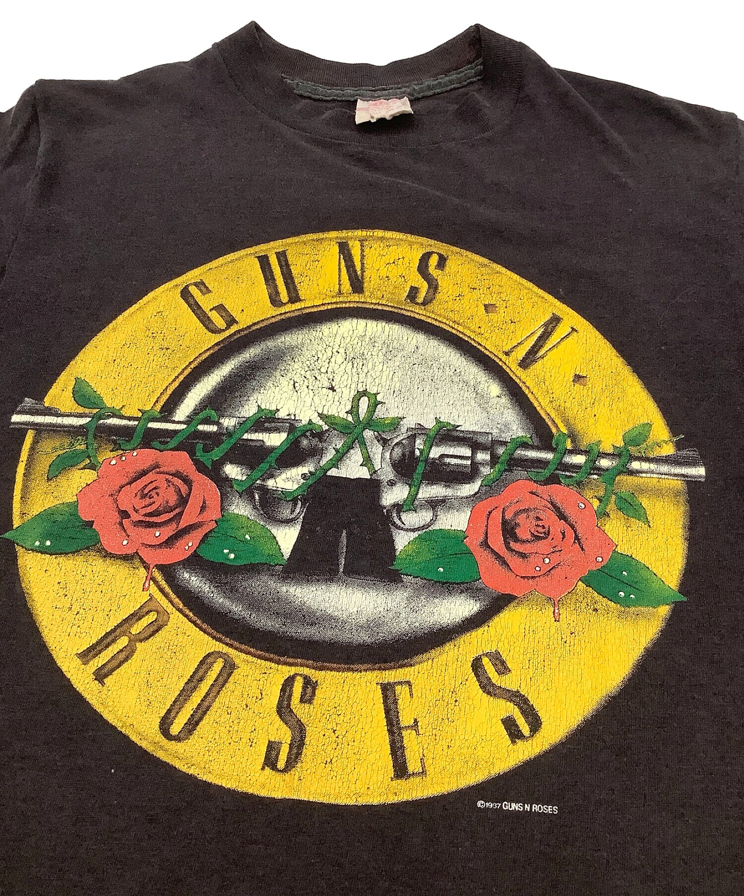 ROYAL FIRST CLASS　GUNS N ROSES (ロイヤルファーストクラス ガンズ) バンドTシャツ ブラウン サイズ:MEDIUM