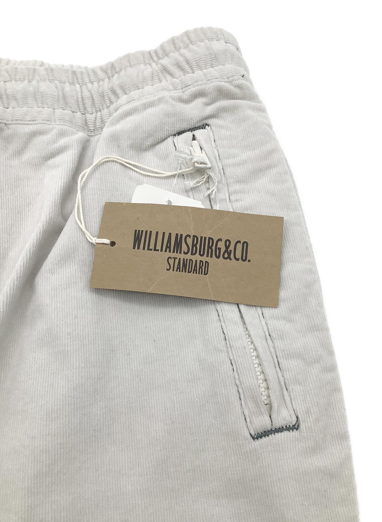 WILLIAMSBURG&CO STANDARD (ウィリアムズバーグ＆コー スタンダード) コーデュロイパンツ ホワイト サイズ:SIZE 34