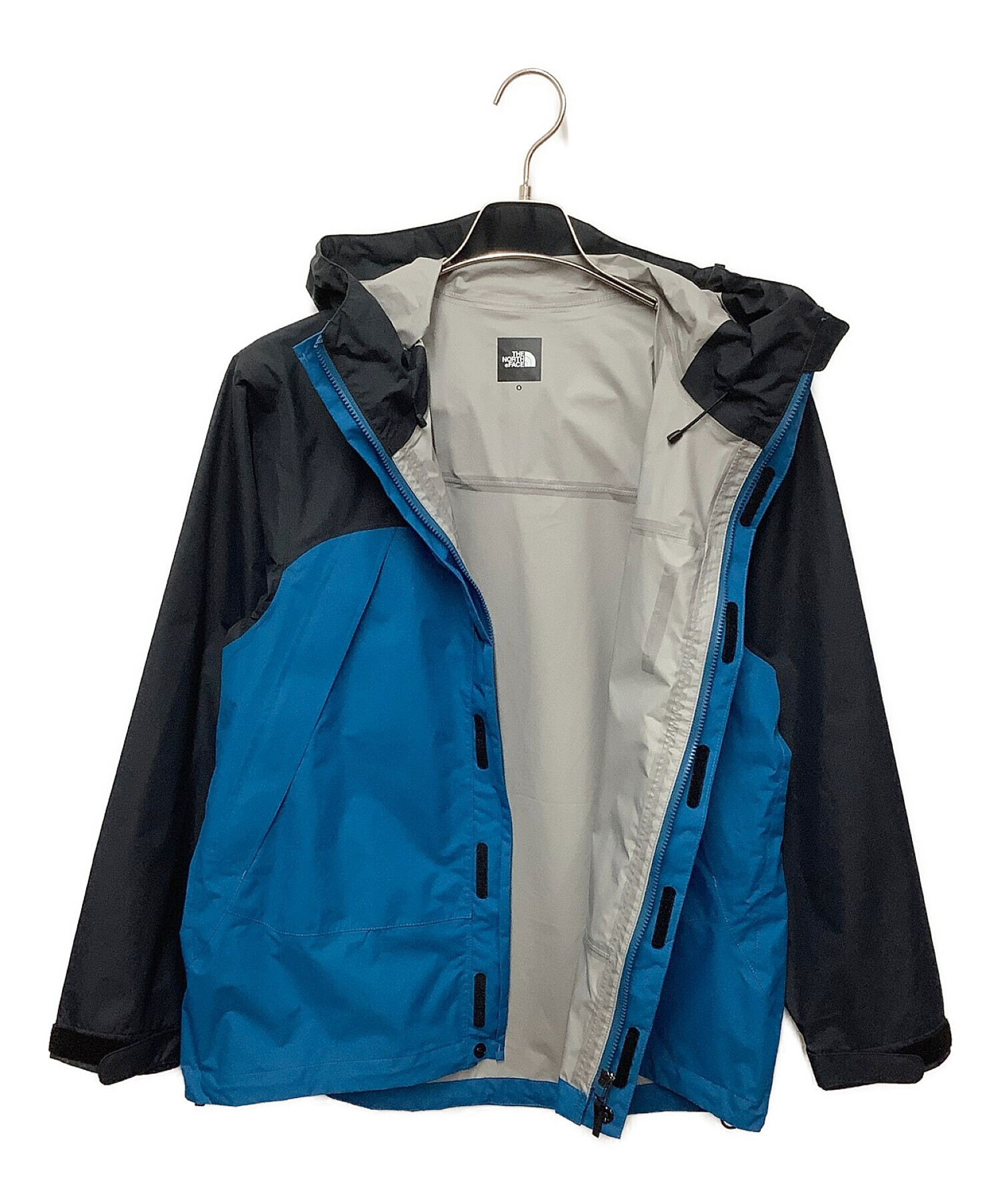 THE NORTH FACE (ザ ノース フェイス) ドットショットジャケット ブルー×グレー サイズ:S