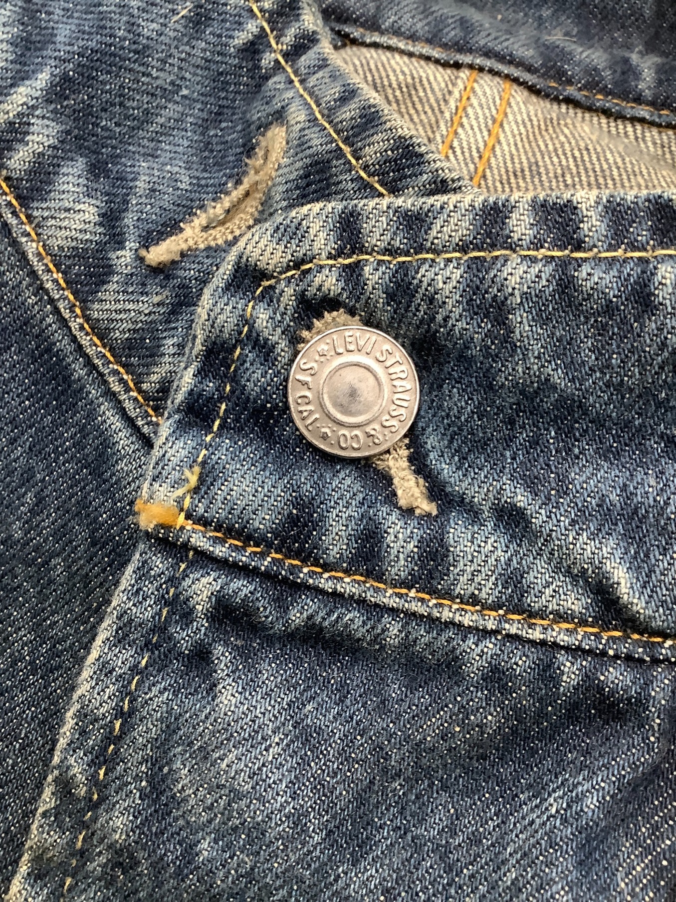 LEVI'S×FACETASM (リーバイス×ファセッタズム) M65ジャケット ブルー サイズ:M