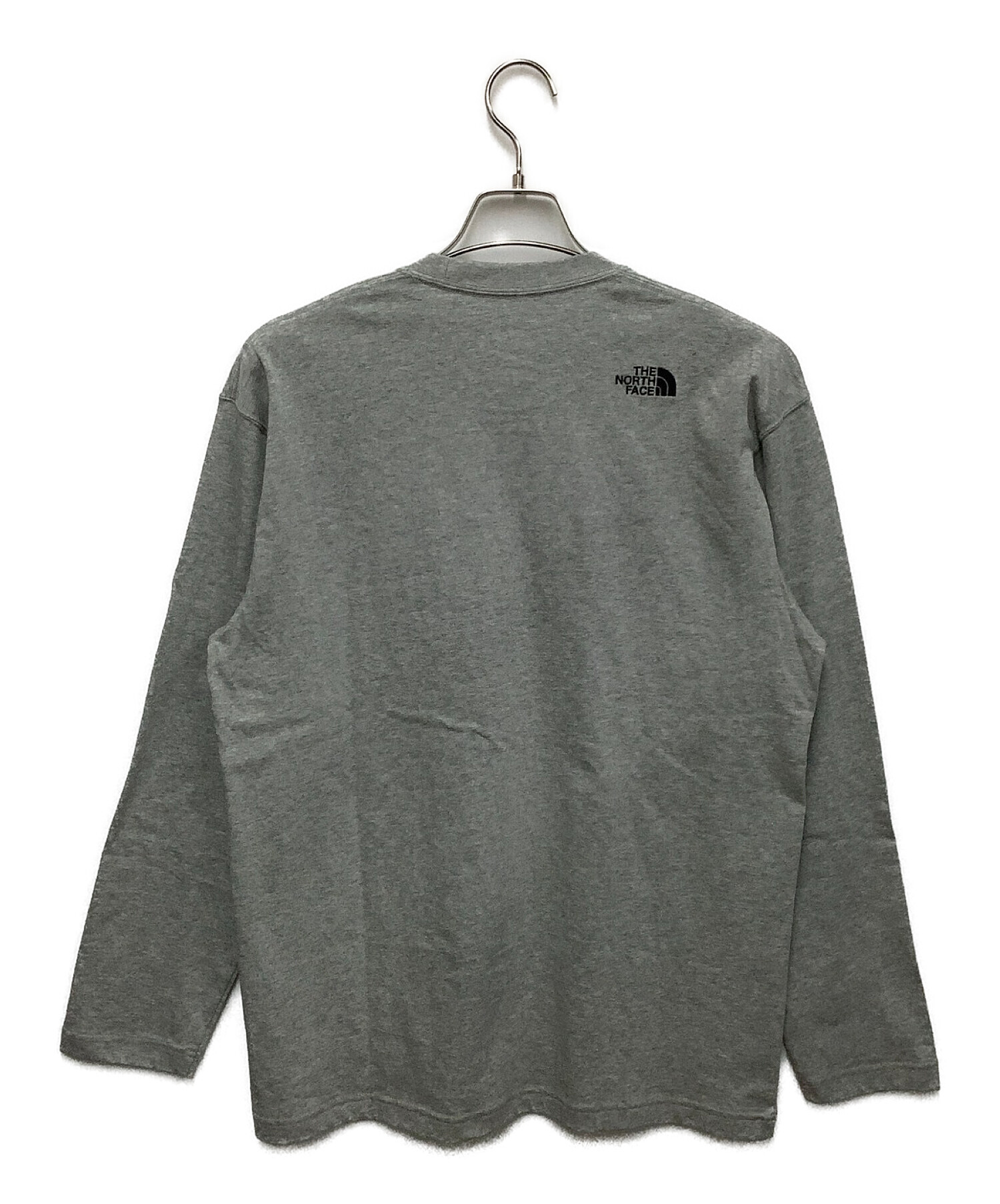 THE NORTH FACE (ザ ノース フェイス) シンプルポケットＴシャツ グレー サイズ:L