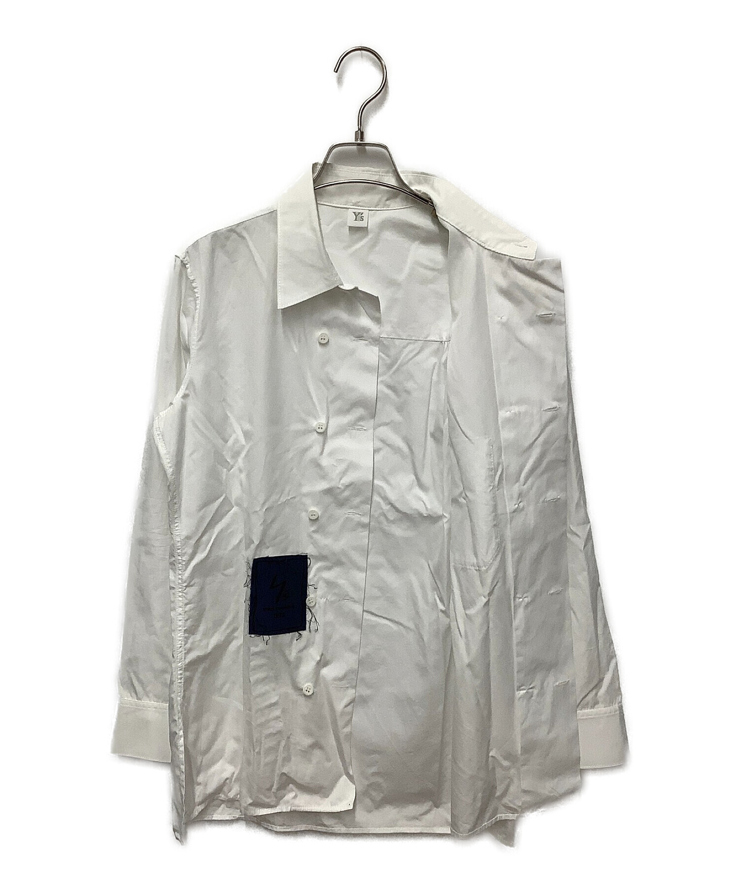 中古・古着通販】Y's (ワイズ) ダブルシャツ ホワイト サイズ:1