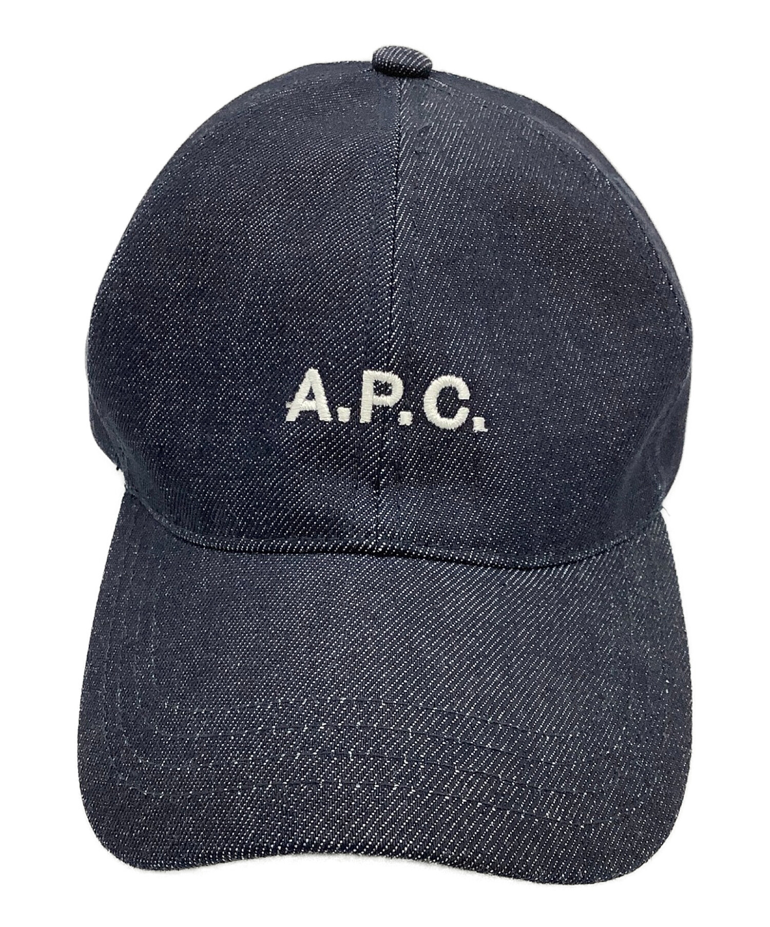 A.P.C. (アー・ペー・セー) デニムキャップキャップ ブルー サイズ:60(L)