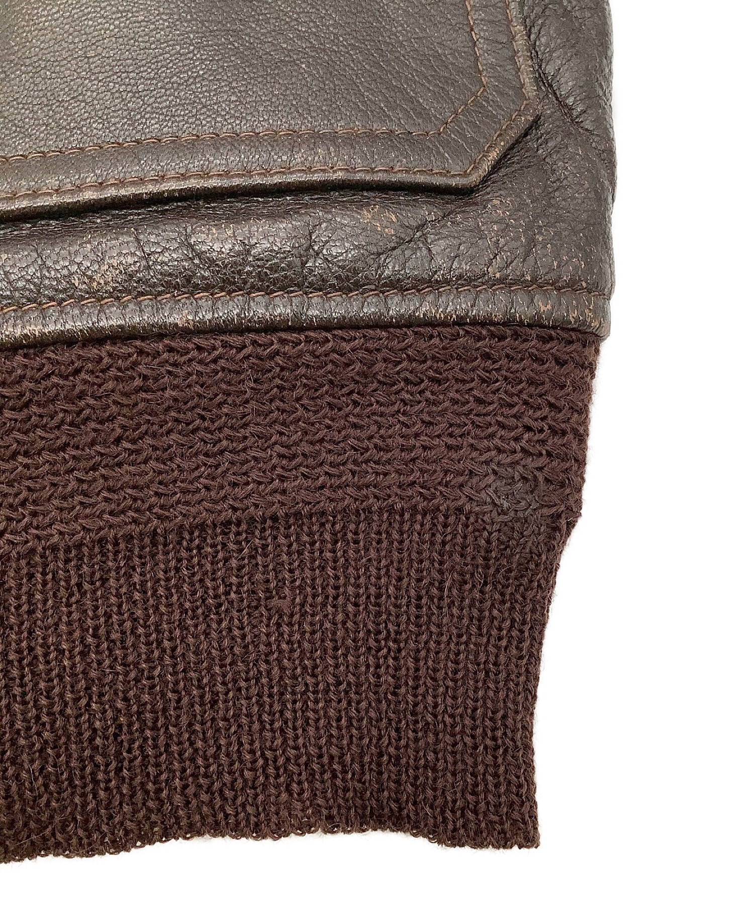 Eastman Leather Clothing (イーストマン レザー クロージング) G-1フライトジャケット ブラウン サイズ:36