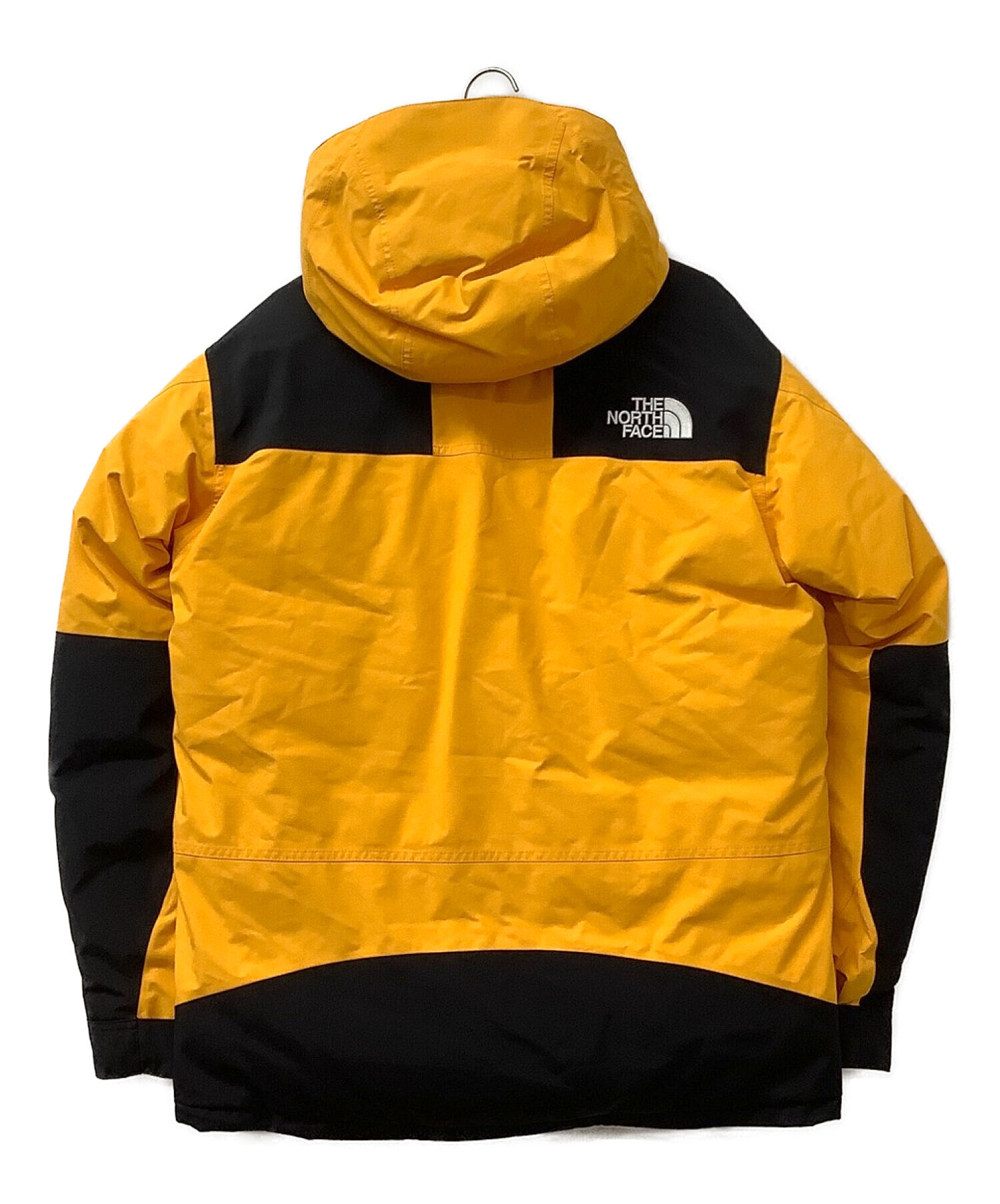 THE NORTH FACE (ザ ノース フェイス) マウンテンダウンジャケット オレンジ×ブラック サイズ:XL