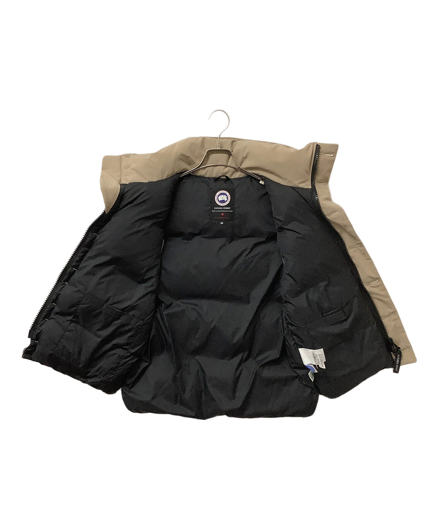 中古・古着通販】CANADA GOOSE (カナダグース) ダウンベスト ベージュ サイズ:M｜ブランド・古着通販 トレファク公式【TREFAC  FASHION】スマホサイト