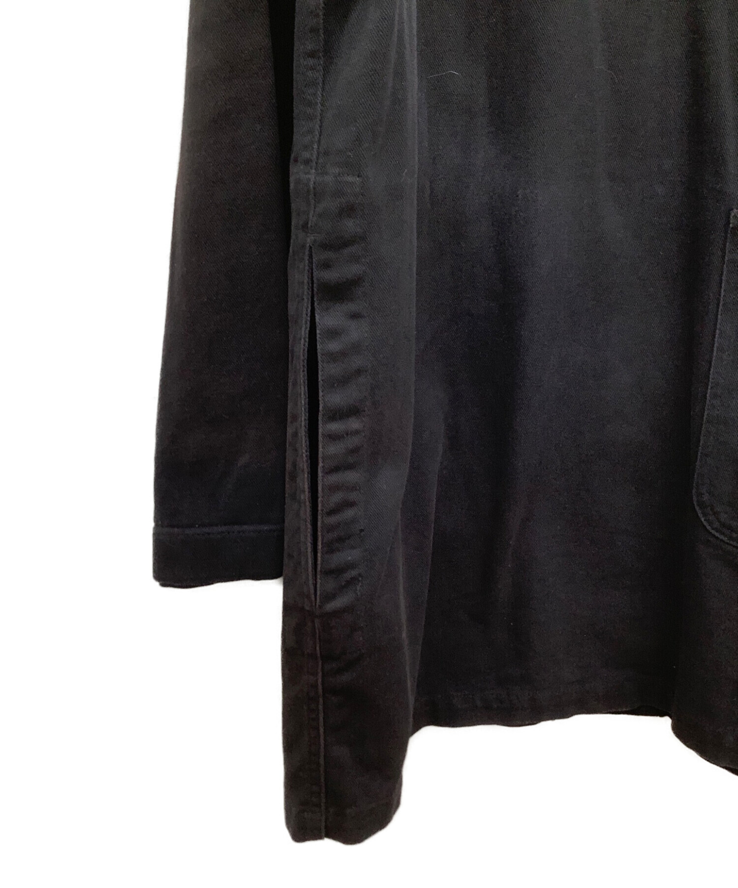 Engineered Garments (エンジニアドガーメンツ) ショップコート ブラック サイズ:Ｍ