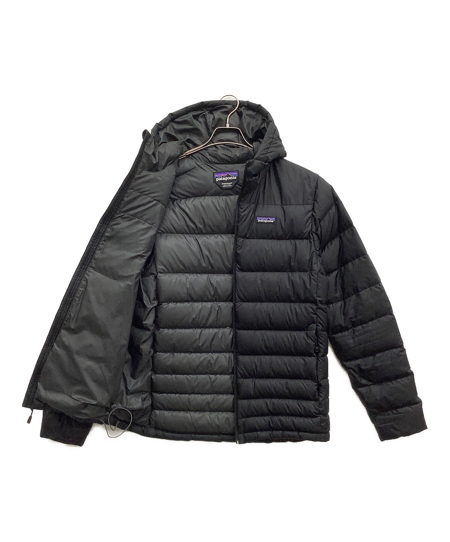 Patagonia ハイロフト ダウン フーディ BLACK-