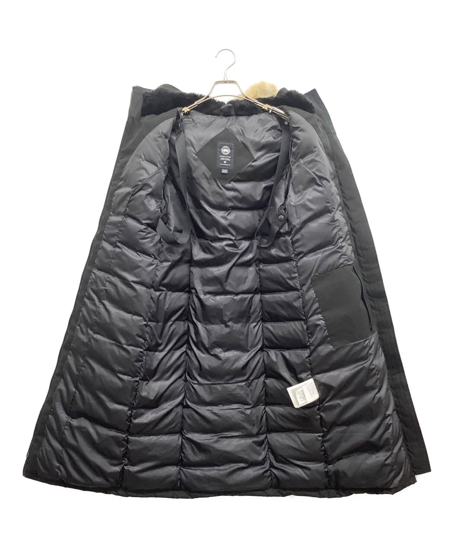 中古・古着通販】CANADA GOOSE (カナダグース) ロングダウンジャケット ブラック サイズ:XS｜ブランド・古着通販  トレファク公式【TREFAC FASHION】スマホサイト