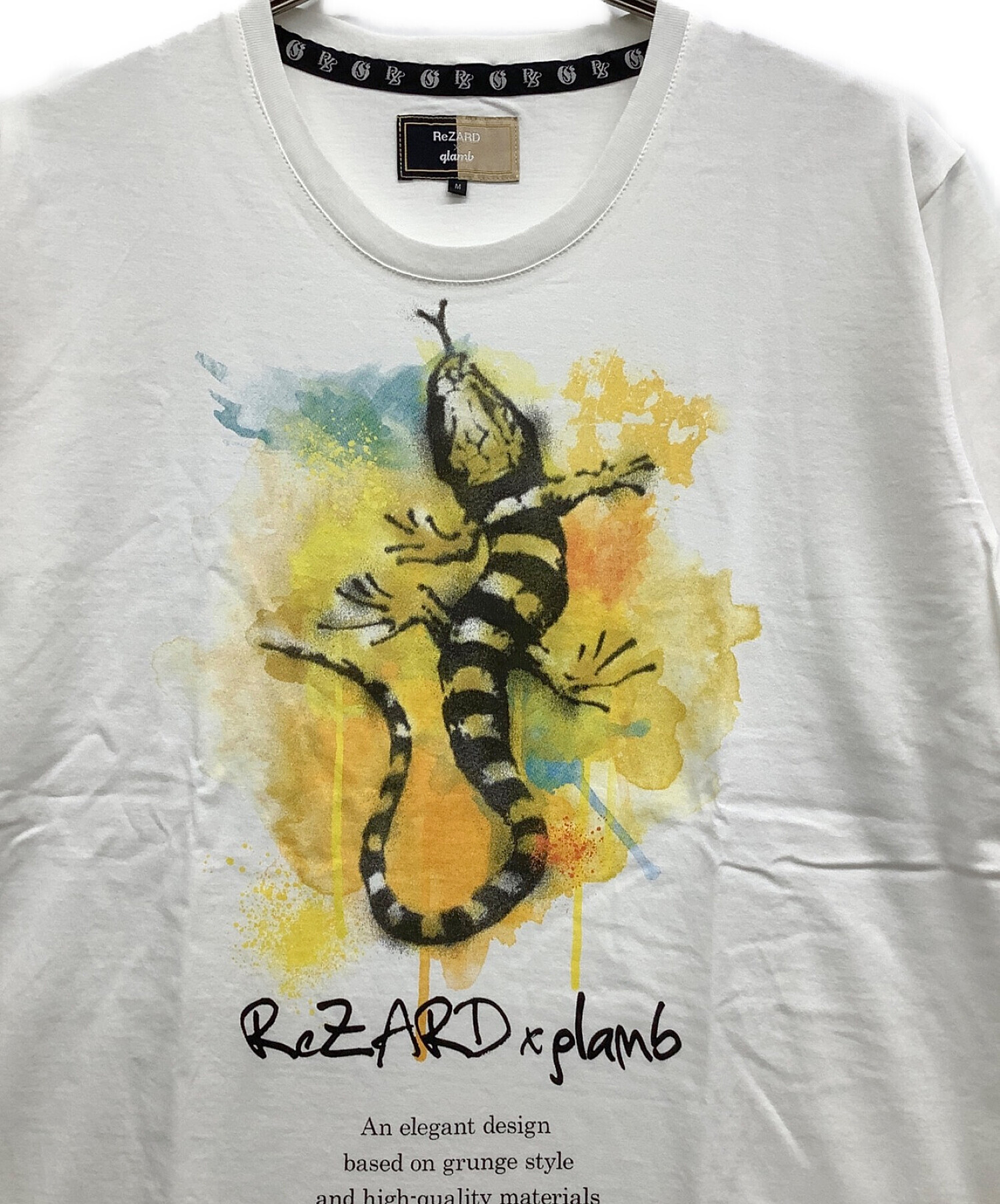 ReZARD×glamb (リザード×グラム) カットソー ホワイト サイズ:M