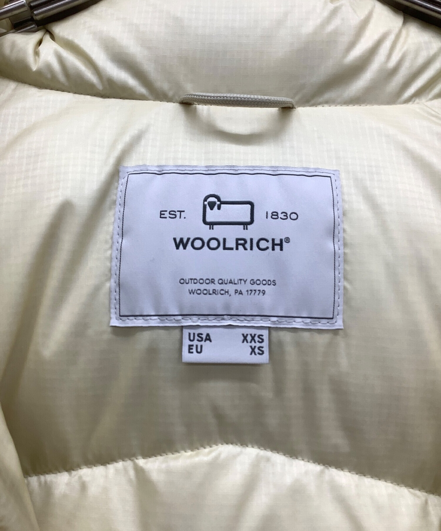 WOOLRICH (ウールリッチ) グレイロックダウンジャケット ベージュ サイズ:XS