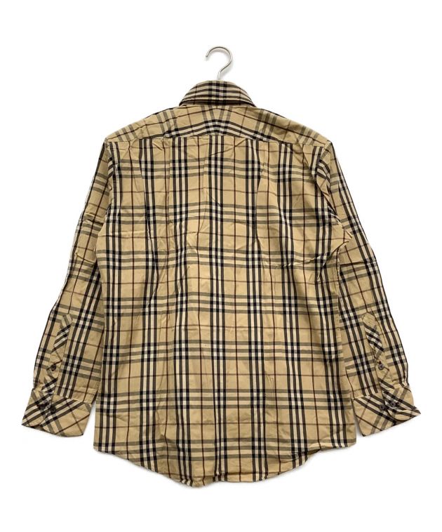 中古・古着通販】BURBERRY BLACK LABEL (バーバリーブラックレーベル) ノバチェックシャツ ベージュ サイズ:3｜ブランド・古着通販  トレファク公式【TREFAC FASHION】スマホサイト