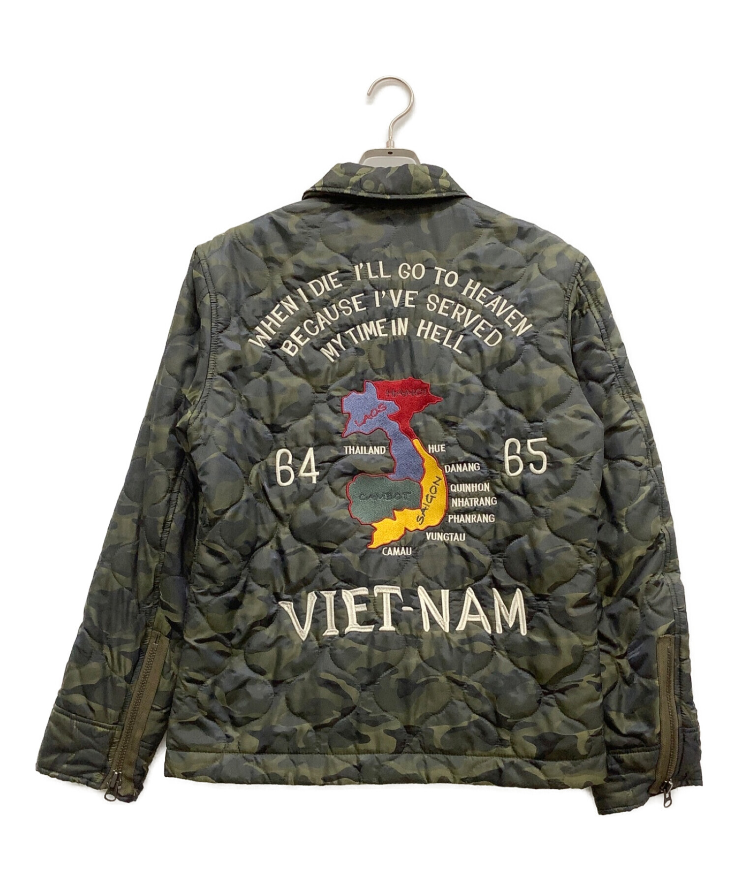 中古・古着通販】AVIREX (アヴィレックス) JACQURD CAMO VIETNAM