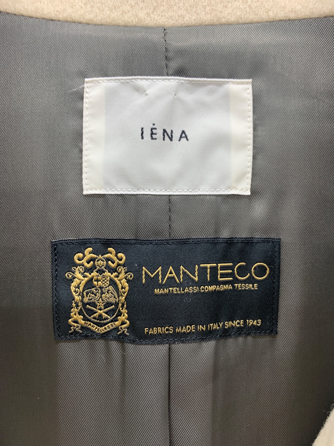 中古・古着通販】IENA (イエナ) MANTECO オーバーチェスターコート