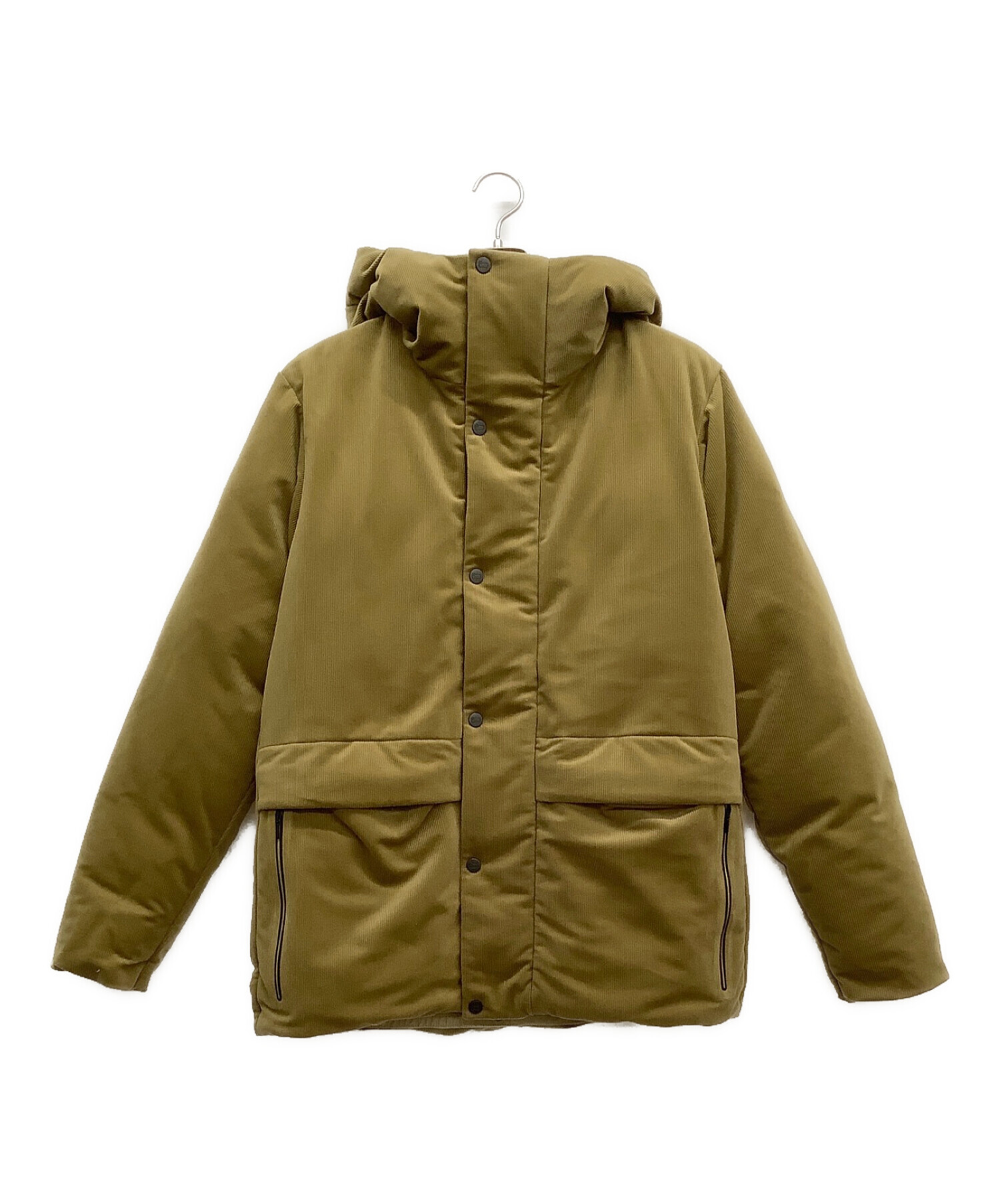 WOOLRICH (ウールリッチ) コーデュロイダウンジャケット ベージュ サイズ:EU M