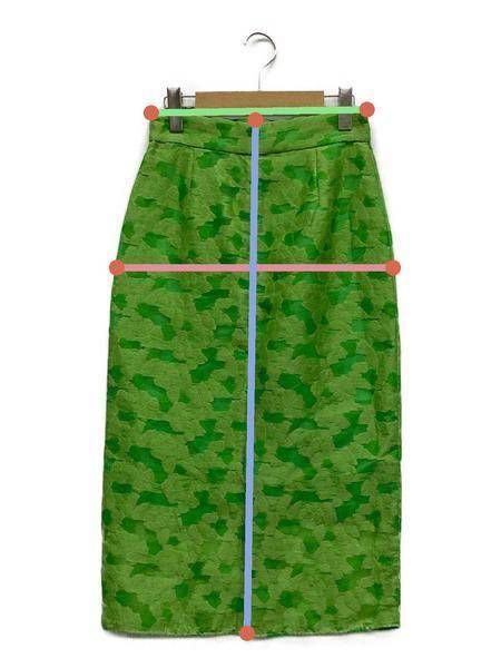 AEWEN MATOPH (イウエン マトフ) タイトスカート 黄緑 サイズ:38 未使用品