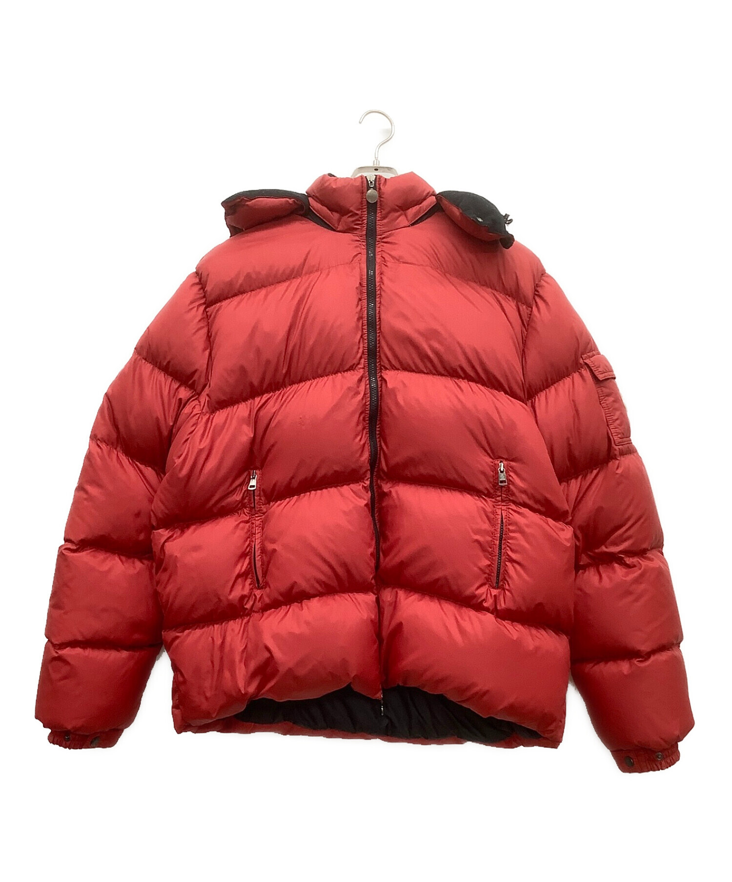 中古・古着通販】MONCLER (モンクレール) ダウンジャケット レッド