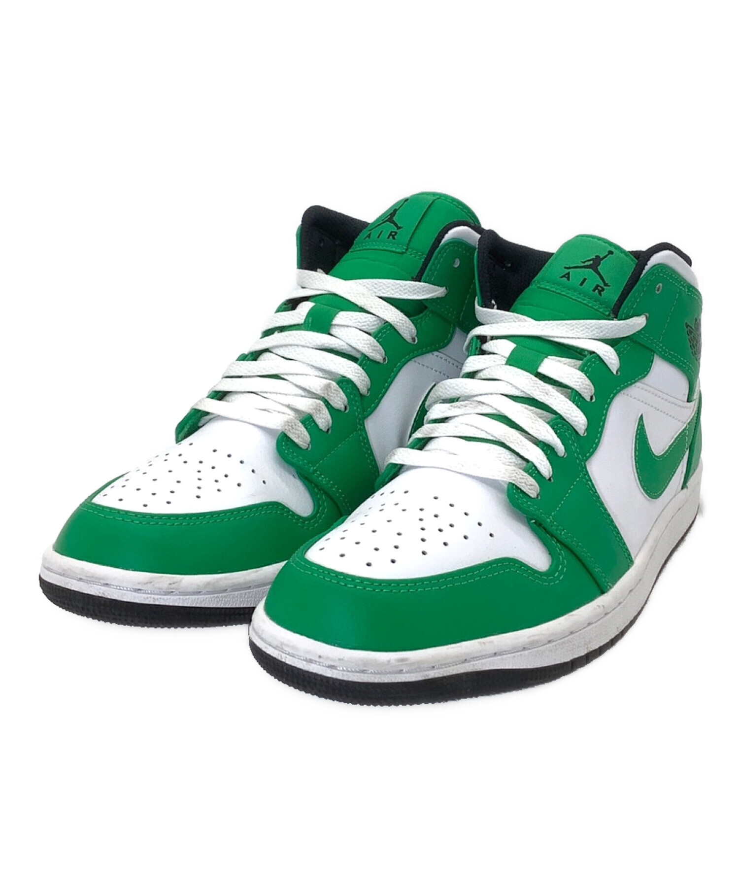 中古・古着通販】NIKE (ナイキ) Air Jordan 1 Mid Lucky Green