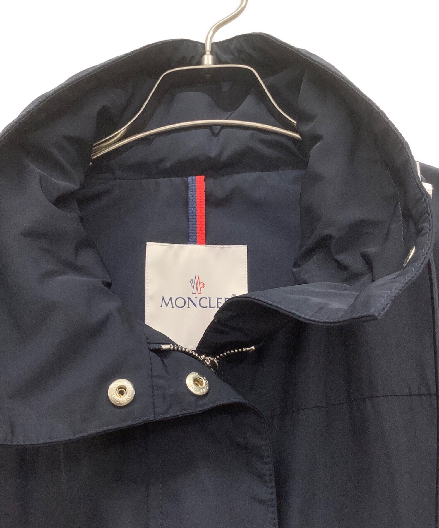 中古・古着通販】MONCLER (モンクレール) ナイロンコート ネイビー