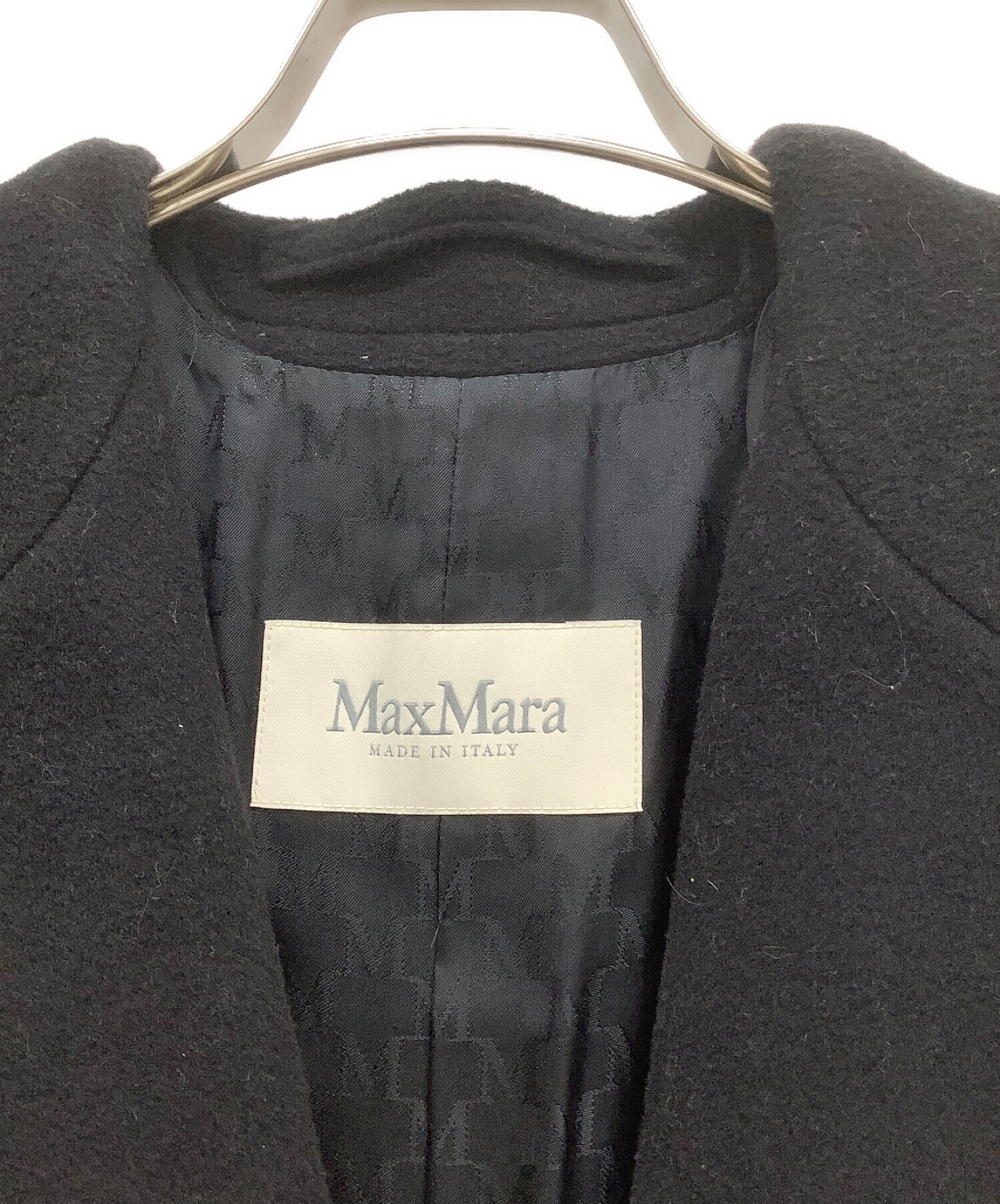 MaxMara (マックスマーラ) チェスターコート ブラック サイズ:34