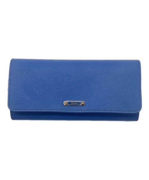 中古・古着通販】FENDI (フェンディ) 長財布 ブルー｜ブランド・古着 