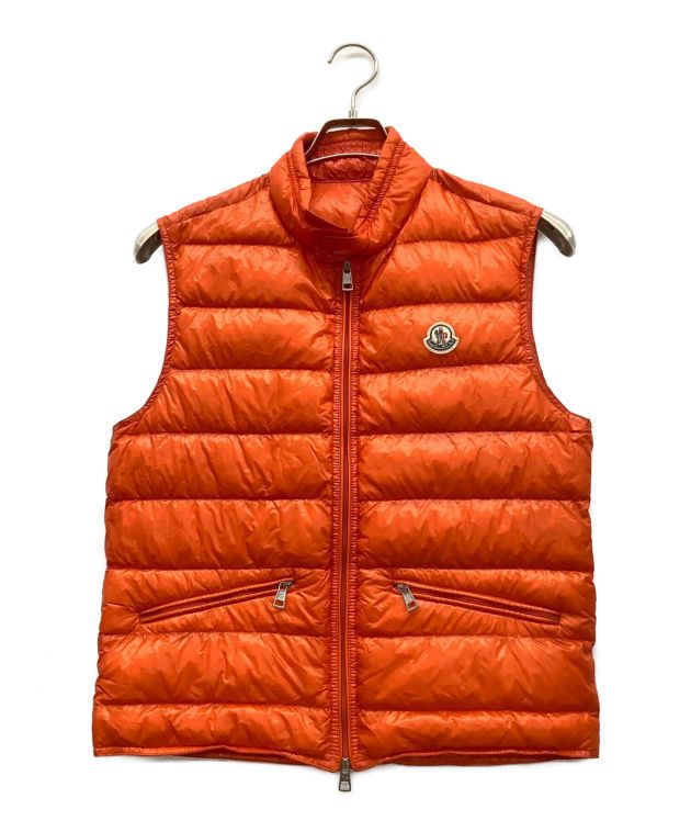 中古・古着通販】MONCLER (モンクレール) ダウンベスト GUI GILET オレンジ サイズ:1｜ブランド・古着通販  トレファク公式【TREFAC FASHION】スマホサイト