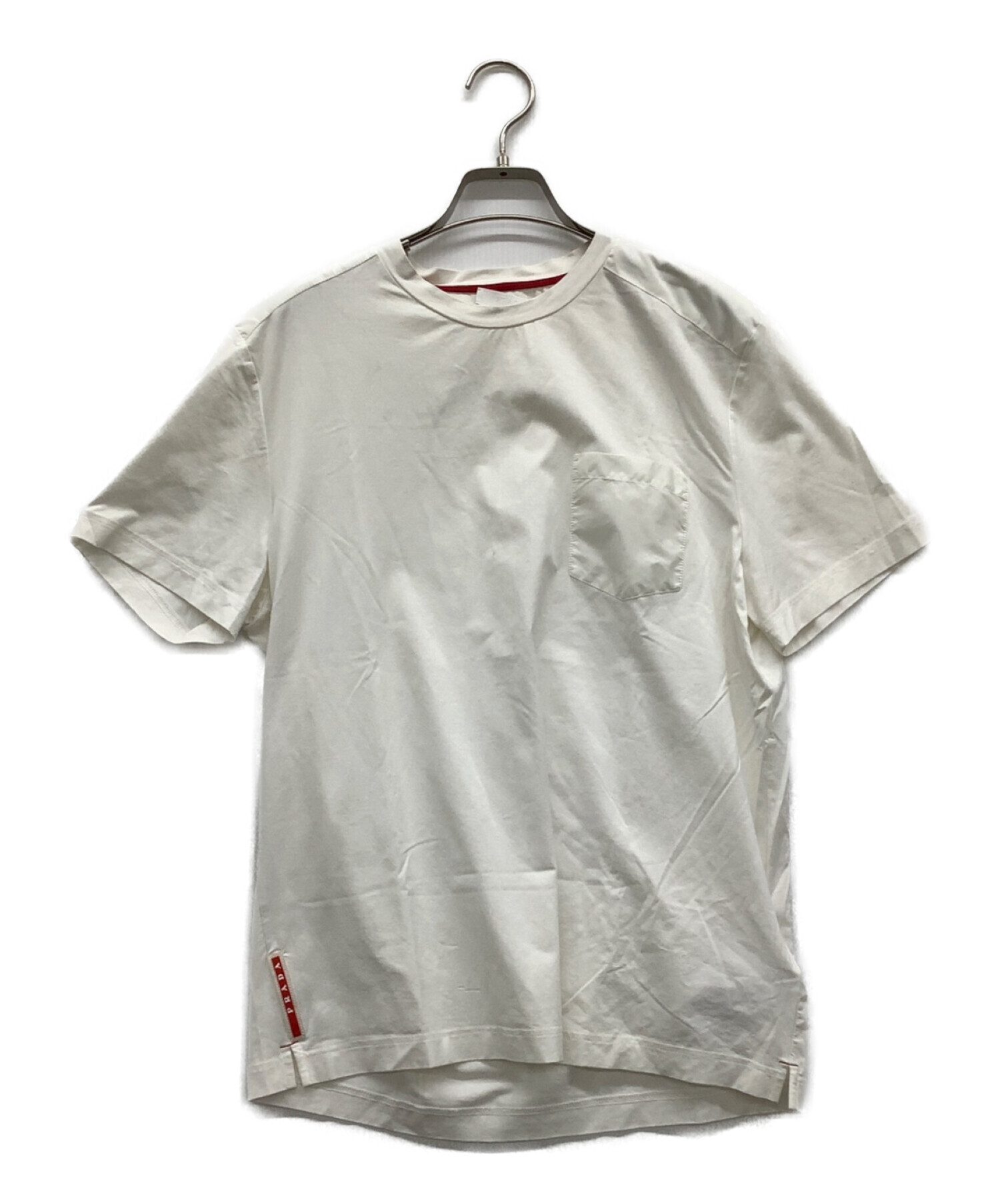 PRADA (プラダ) Tシャツ ホワイト サイズ:L