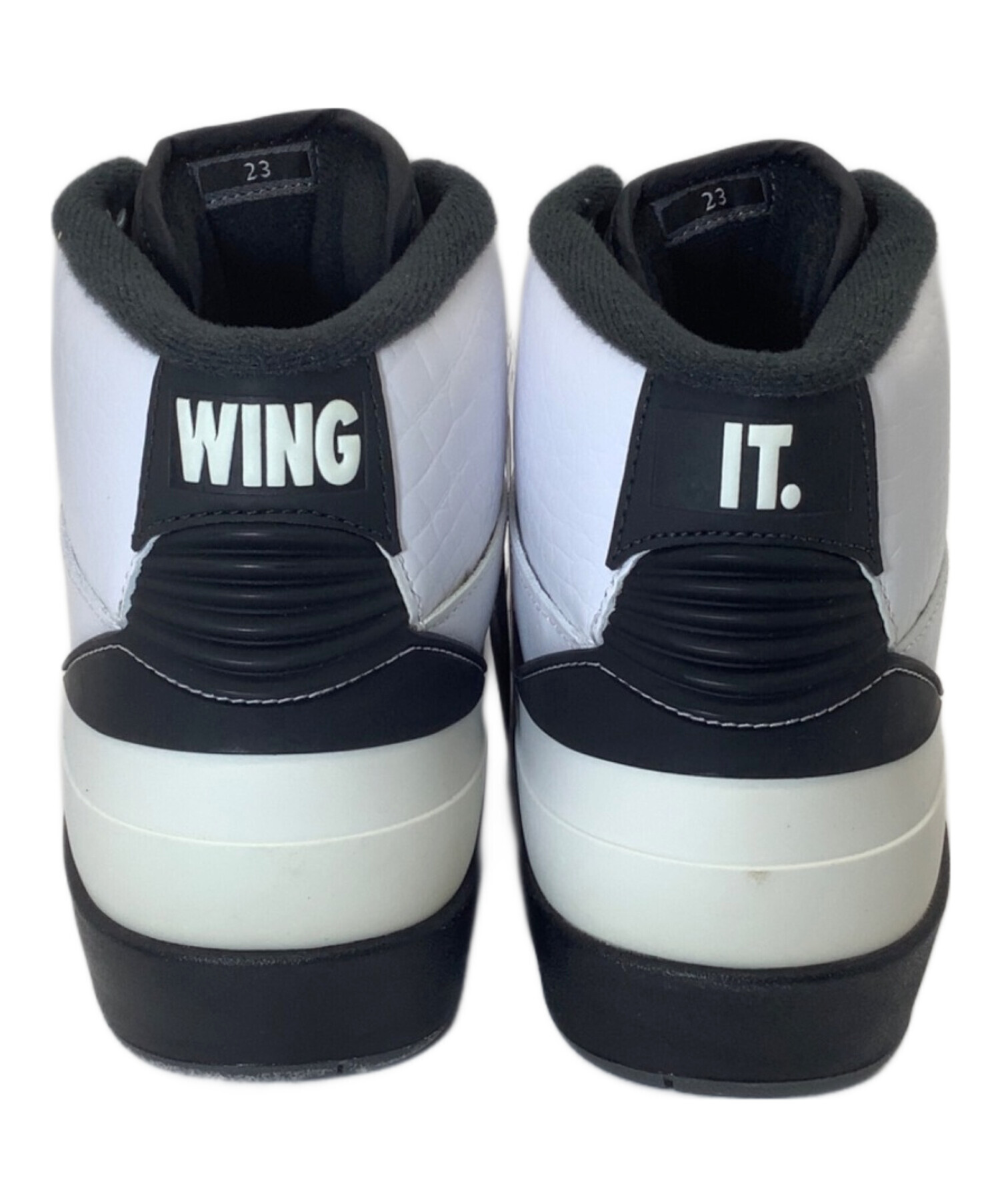 中古・古着通販】NIKE (ナイキ) NIKE AIR JORDAN 2 RETRO WING IT ブラック×ホワイト サイズ:27cm  未使用品｜ブランド・古着通販 トレファク公式【TREFAC FASHION】スマホサイト