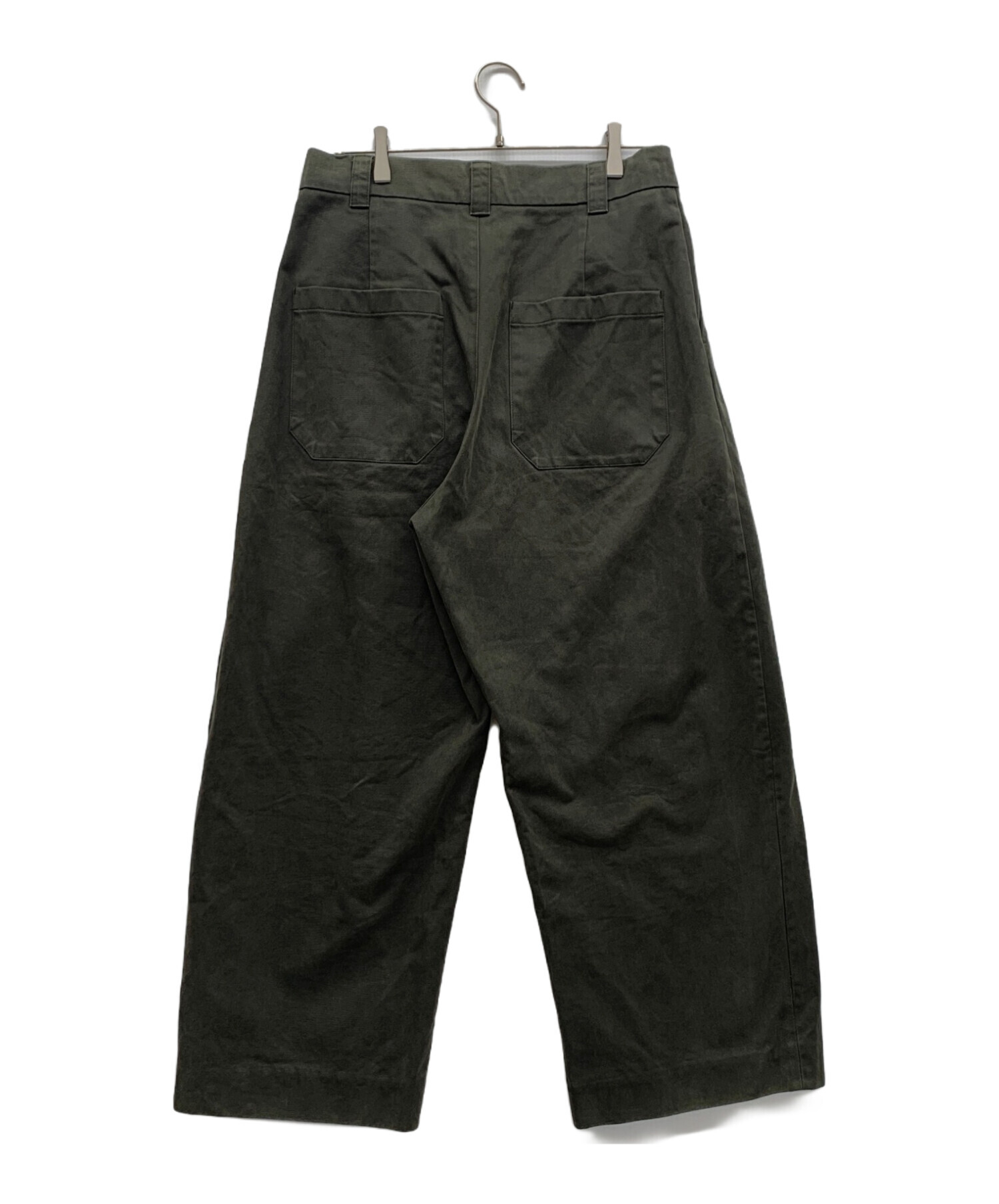 中古・古着通販】STUDIO NICHOLSON (スタジオニコルソン) Deep Pleat Volume Pant グリーン  サイズ:M｜ブランド・古着通販 トレファク公式【TREFAC FASHION】スマホサイト