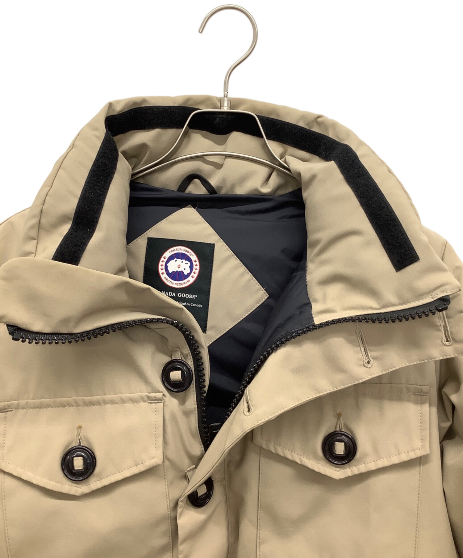 CANADA GOOSE (カナダグース) HAMILTON (ハミルトン) ダウンジャケット ベージュ サイズ:L