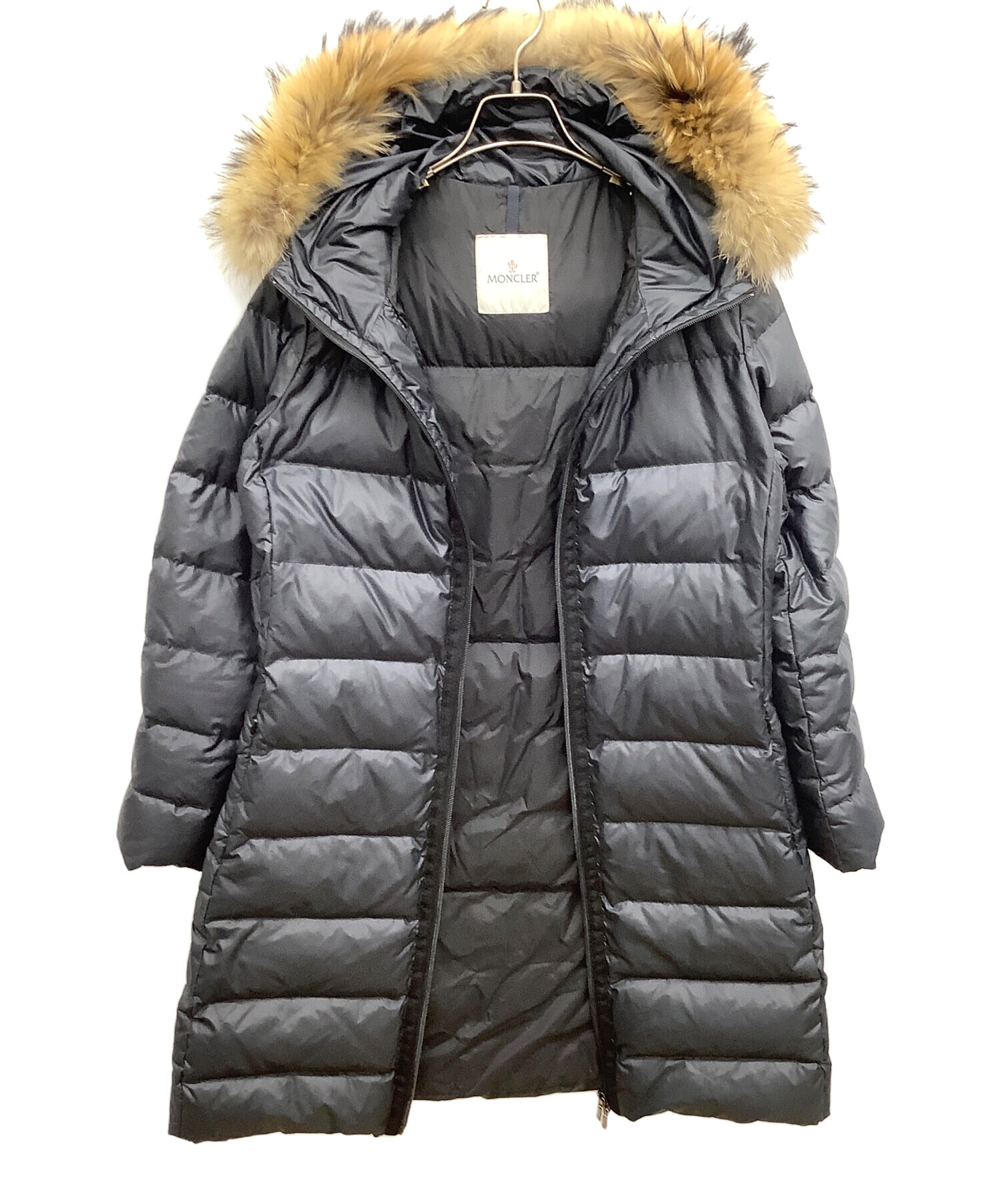 中古・古着通販】MONCLER (モンクレール) ダウンコート ブラック 