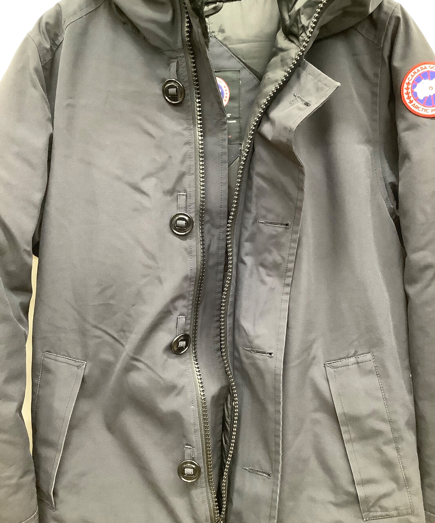 中古・古着通販】CANADA GOOSE (カナダグース) ダウンジャケット ネイビー サイズ:L｜ブランド・古着通販 トレファク公式【TREFAC  FASHION】スマホサイト