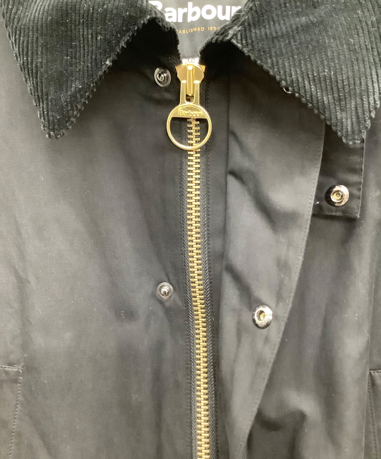 中古・古着通販】Barbour (バブアー) ビッグビデイルジャケット ブラック サイズ:42｜ブランド・古着通販 トレファク公式【TREFAC  FASHION】スマホサイト