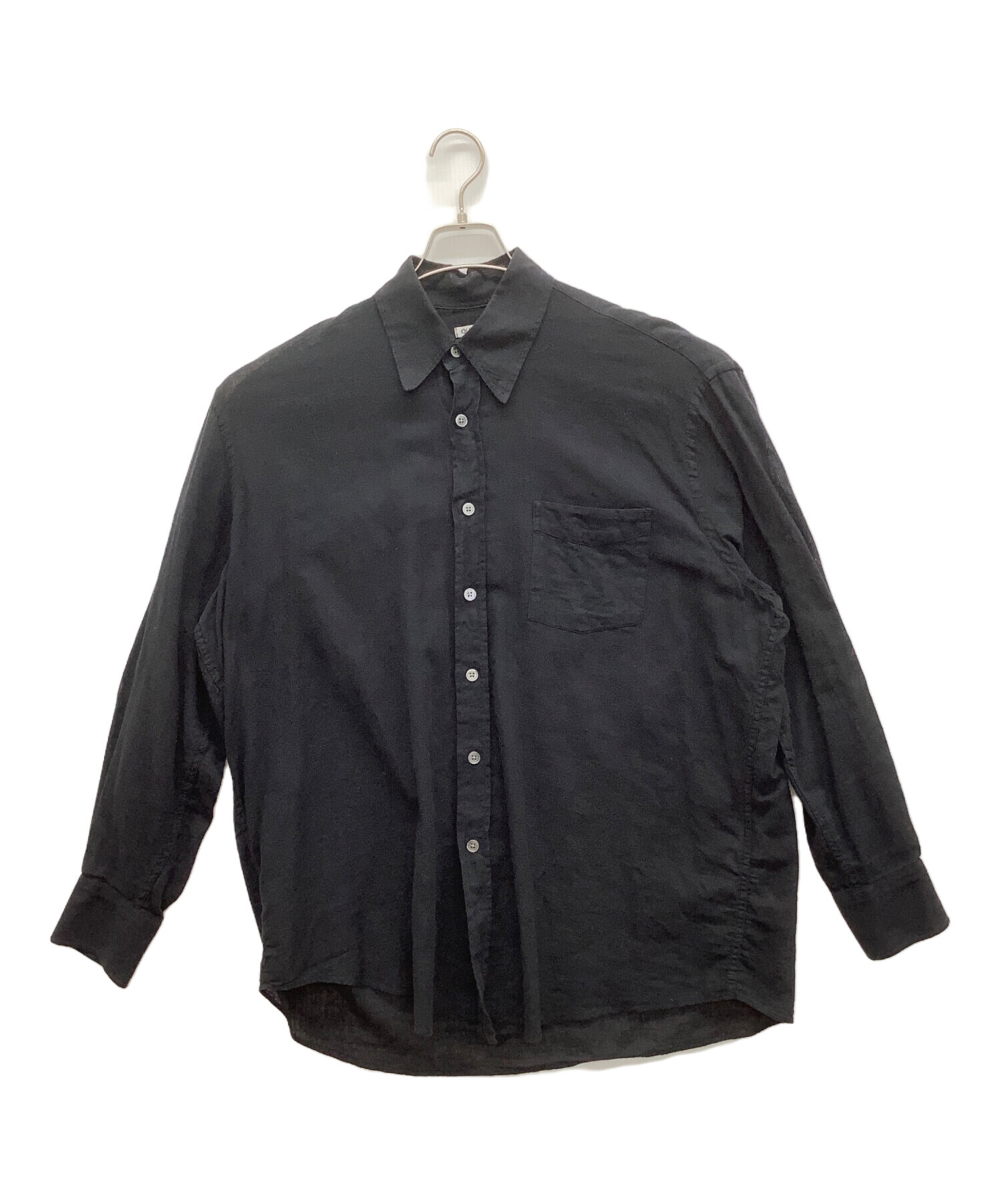 中古・古着通販】OUR LEGACY (アワーレガシー) LESS BORROWED SHIRT ブラック サイズ:46｜ブランド・古着通販  トレファク公式【TREFAC FASHION】スマホサイト