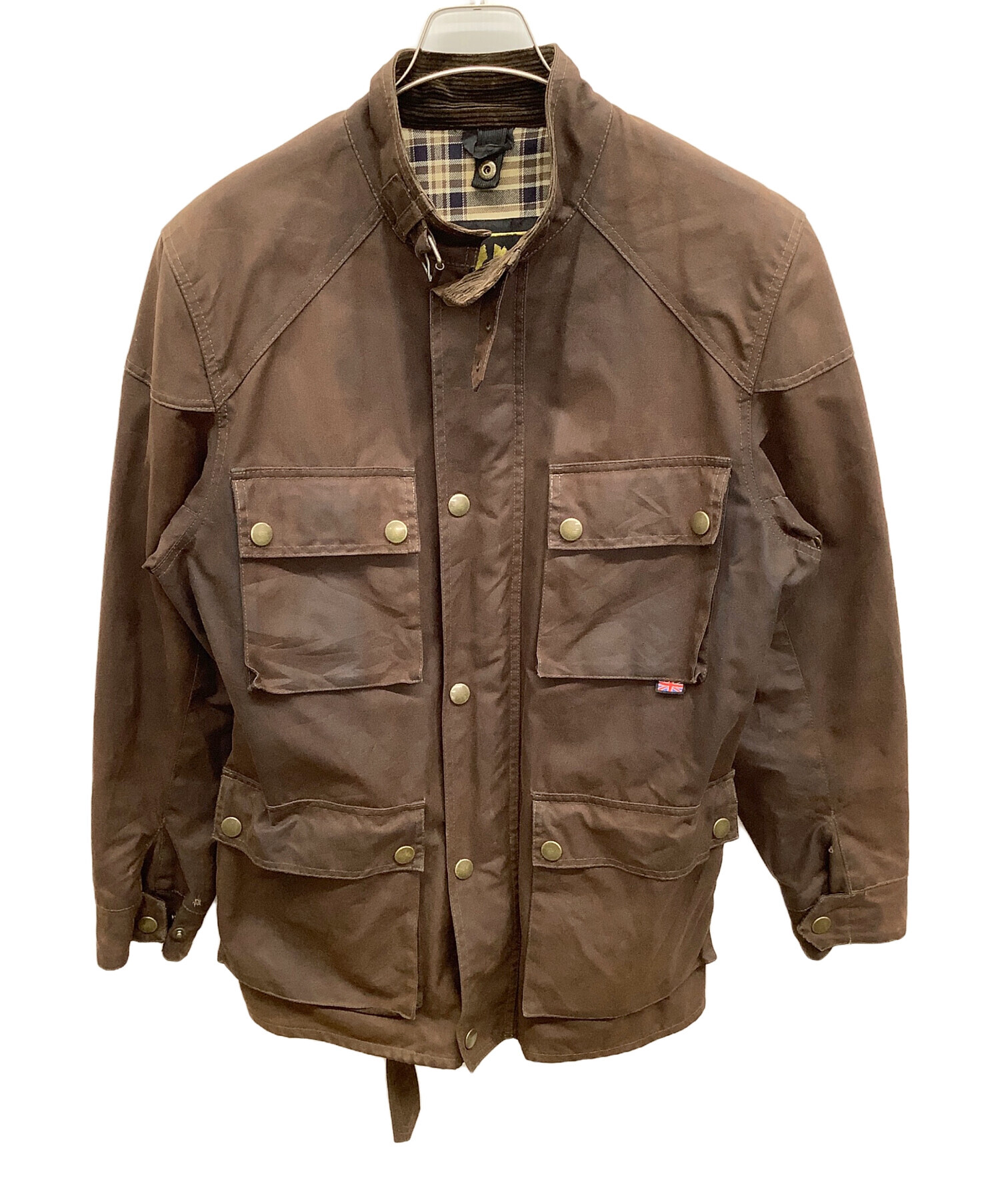 中古・古着通販】BELSTAFF (ベルスタッフ) オイルドジャケット ブラウン サイズ:M｜ブランド・古着通販 トレファク公式【TREFAC  FASHION】スマホサイト