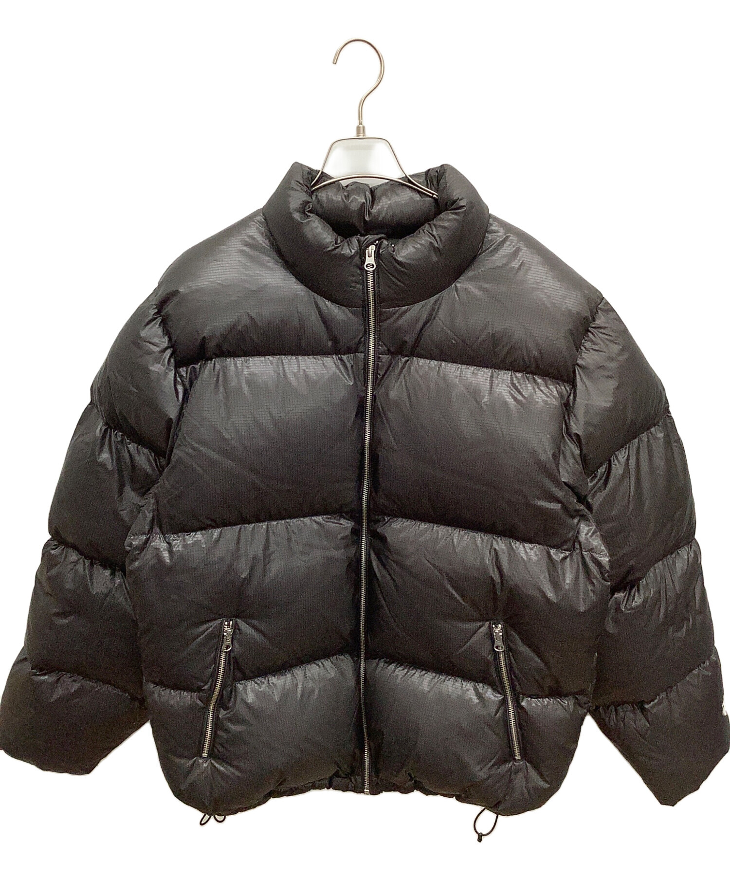 中古・古着通販】stussy (ステューシー) DOWN PUFFER PARACHUTE RIPSTOPダウンジャケット ブラック  サイズ:L｜ブランド・古着通販 トレファク公式【TREFAC FASHION】スマホサイト