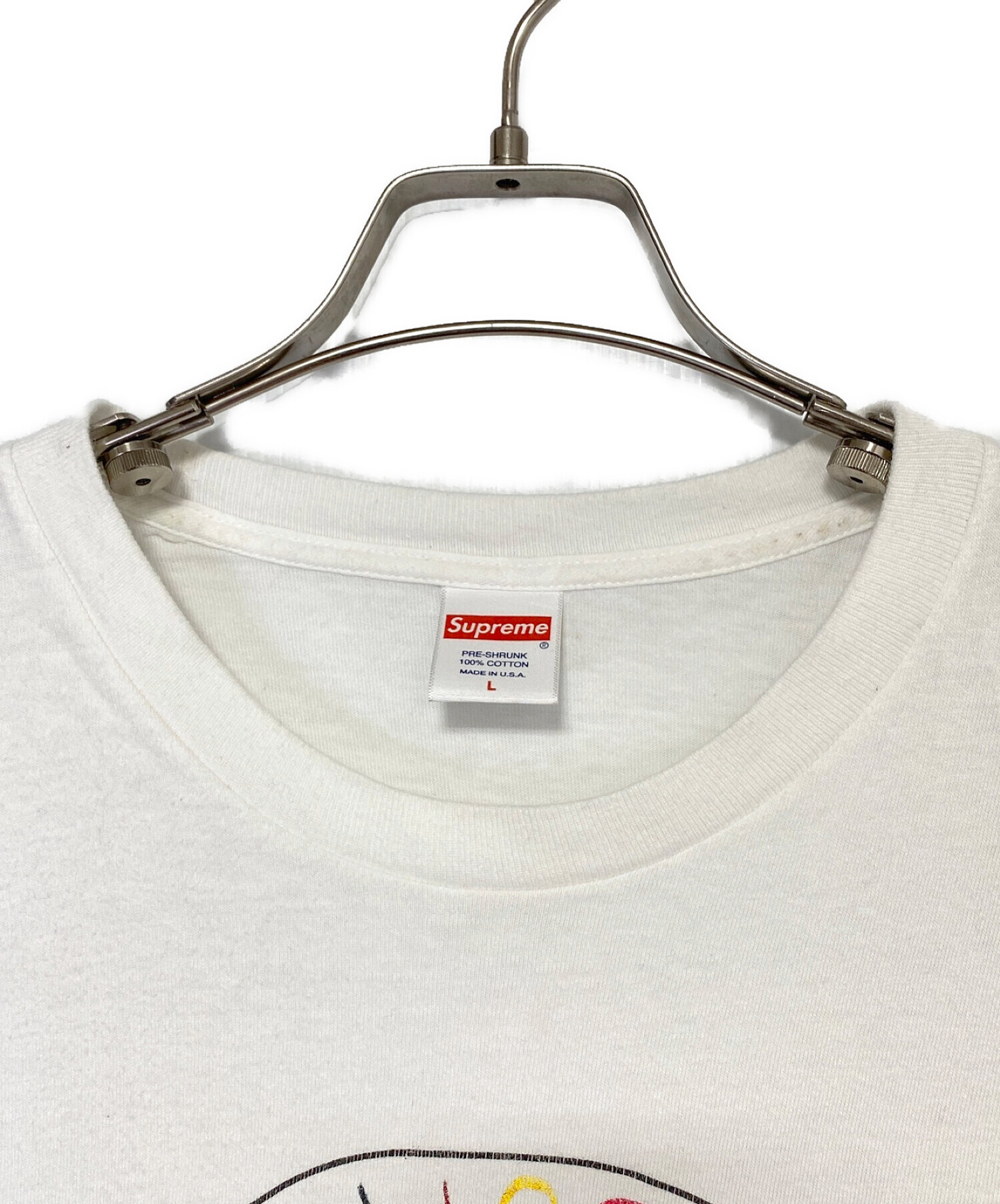 SUPREME (シュプリーム) Joe Roberts Swirl Tee ホワイト サイズ:L