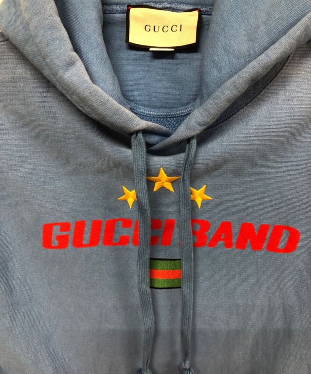 中古・古着通販】GUCCI (グッチ) スター刺繍パーカー ブルー サイズ:XL｜ブランド・古着通販 トレファク公式【TREFAC  FASHION】スマホサイト