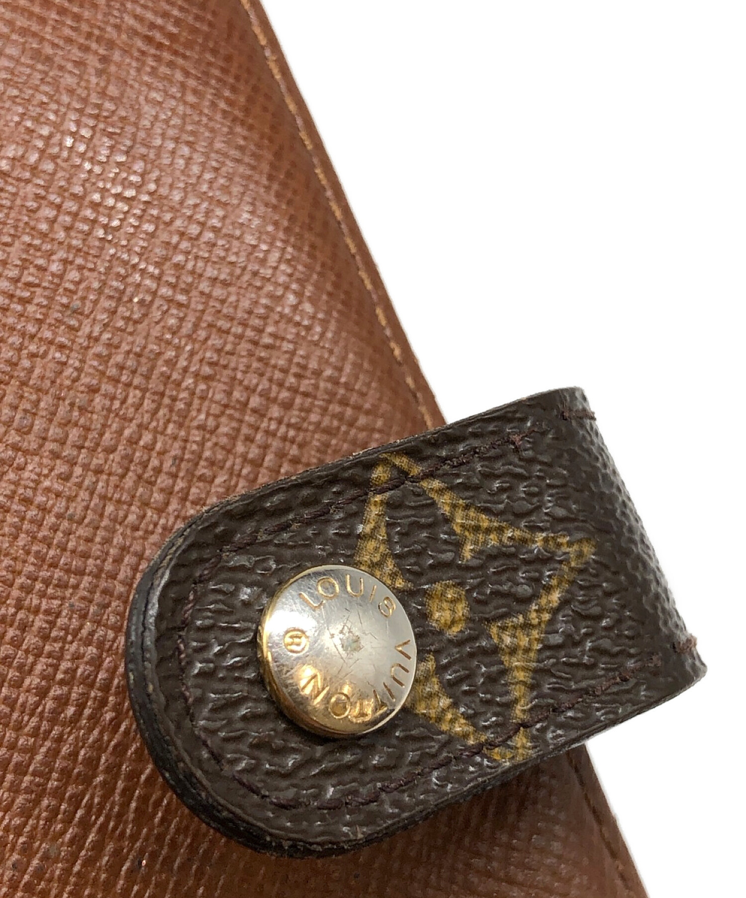 中古・古着通販】LOUIS VUITTON (ルイ ヴィトン) 手帳カバー ブラウン