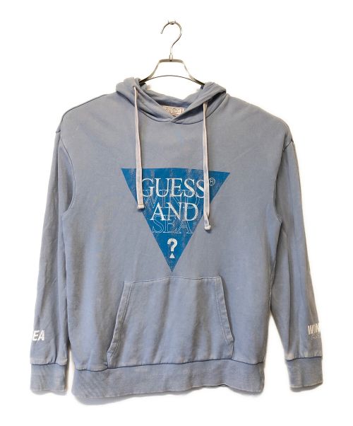 WIND AND SEA GUESS PULLOVER PARKA ブルー M