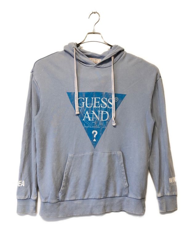 中古・古着通販】GUESS (ゲス) WIND AND SEA (ウィンダンシー) プルオーバーパーカー ブルー サイズ:S｜ブランド・古着通販  トレファク公式【TREFAC FASHION】スマホサイト