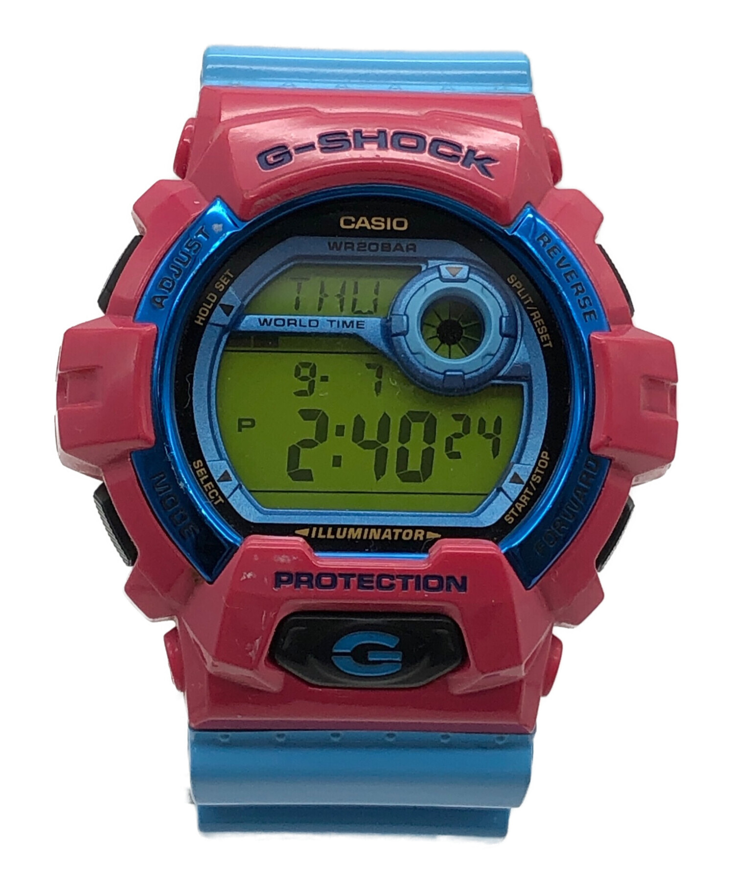 中古・古着通販】CASIO (カシオ) デジタルウォッチ ブルー