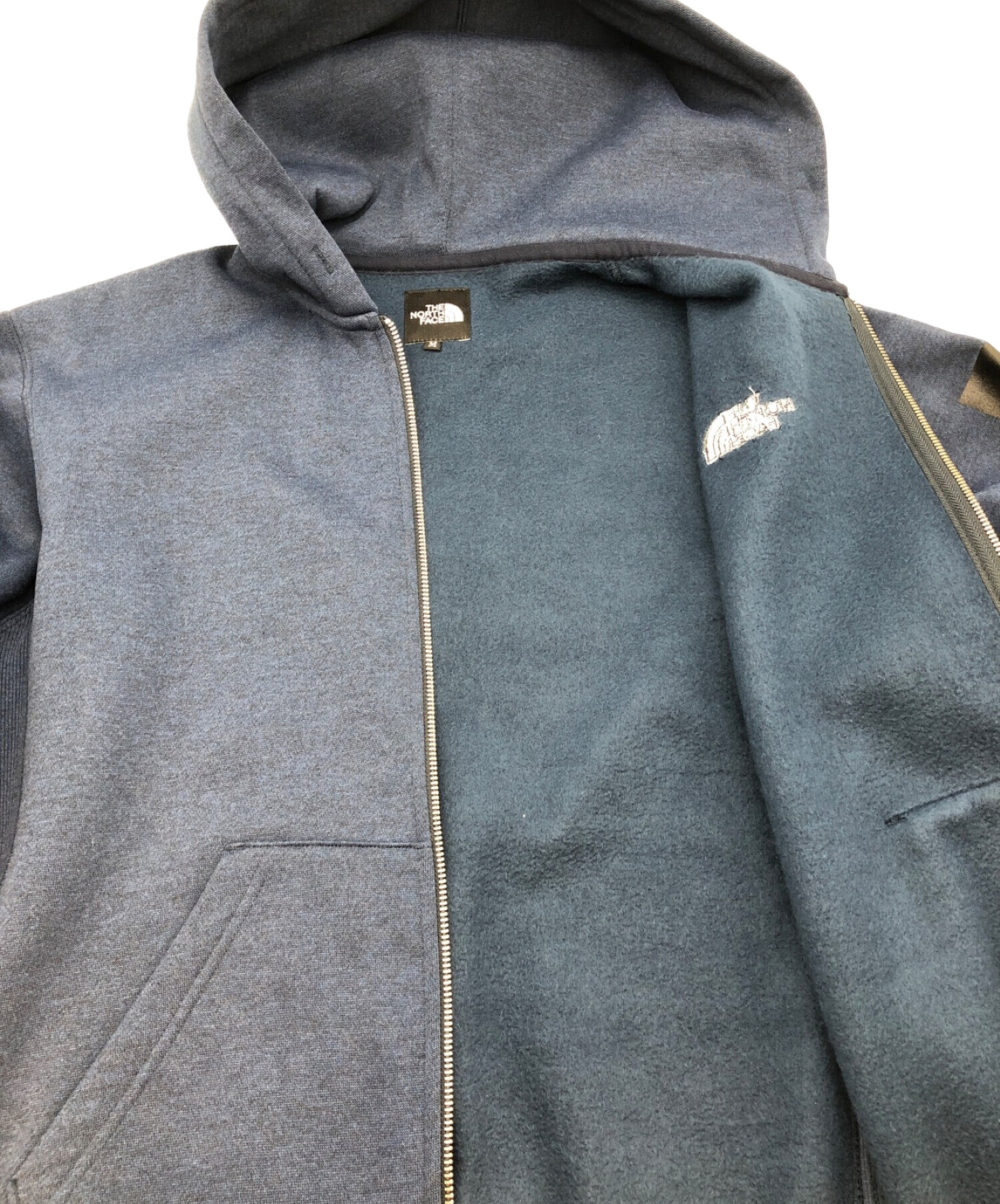 THE NORTH FACE (ザ ノース フェイス) ジップパーカー ブルー サイズ:SIZE M