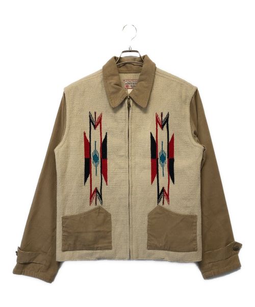 中古・古着通販】INDIAN (インディアン) チマヨブランケットジャケット ベージュ サイズ:SIZE L｜ブランド・古着通販  トレファク公式【TREFAC FASHION】スマホサイト