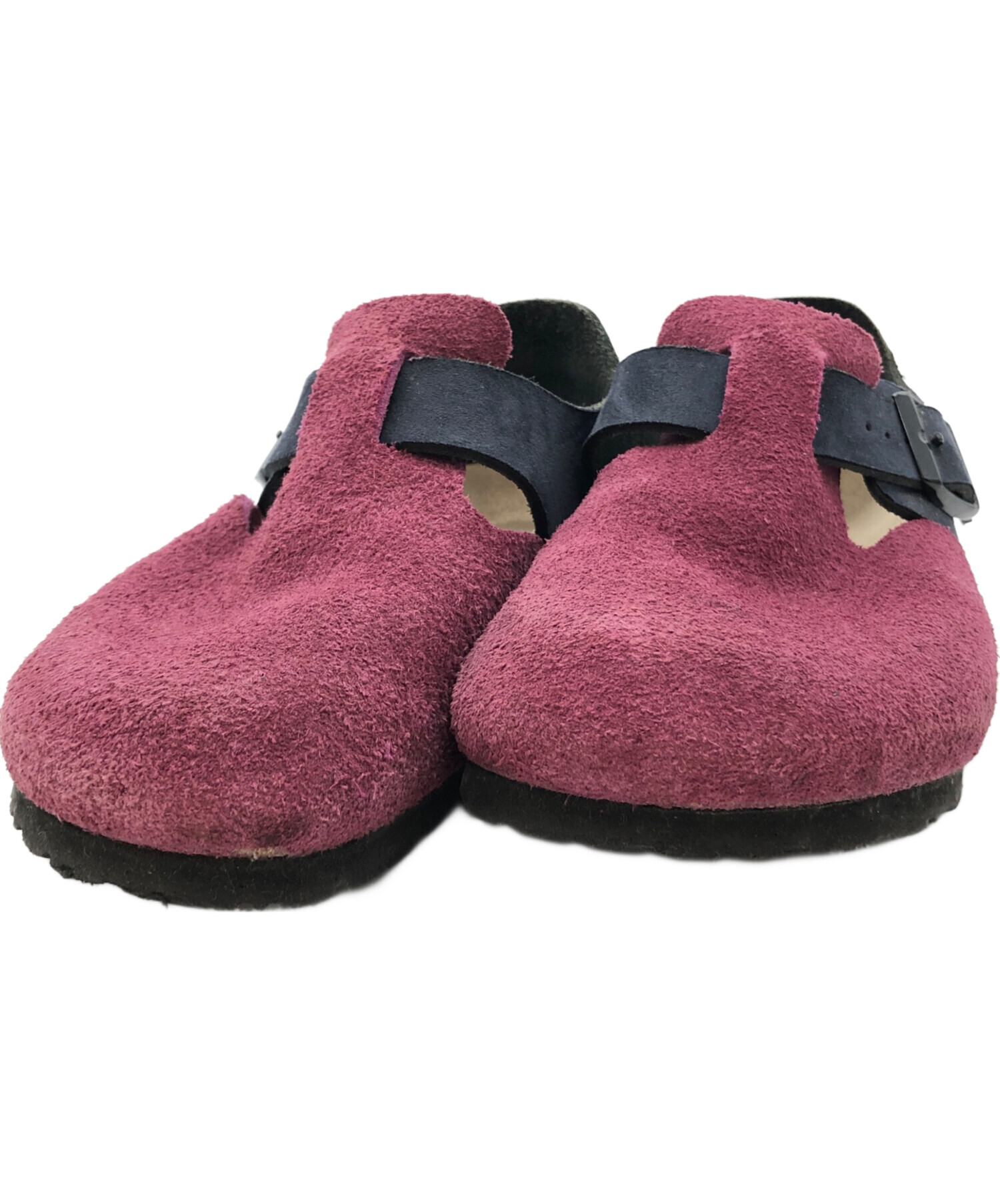 BIRKENSTOCK (ビルケンシュトック) サンダル ピンク×ネイビー サイズ:SIZE 23cm