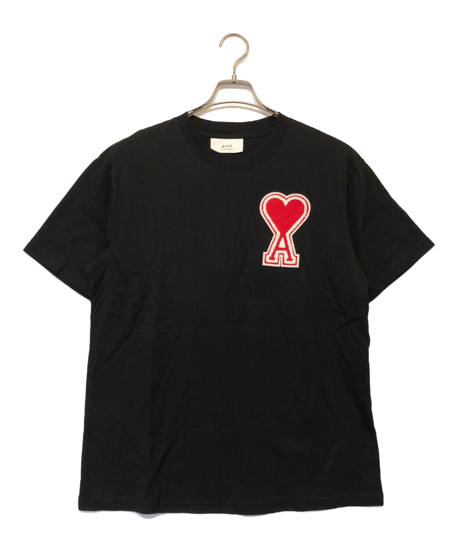 中古・古着通販】AMIPARIS (アミパリス) Tシャツ ブラック サイズ:SIZE M｜ブランド・古着通販 トレファク公式【TREFAC  FASHION】スマホサイト