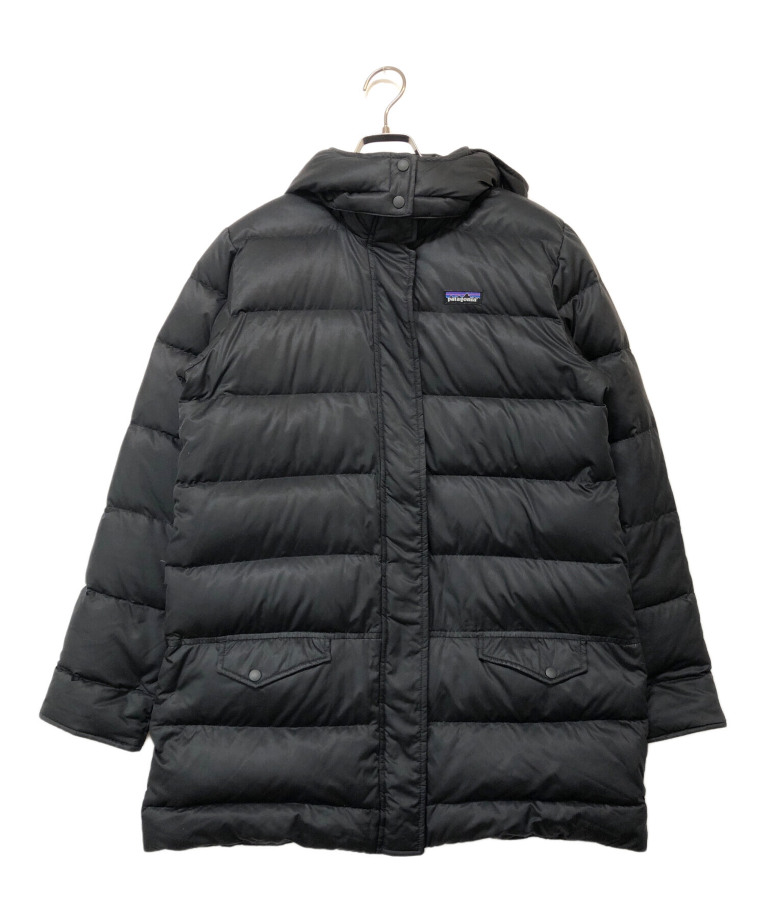 Patagonia (パタゴニア) ロングダウンコート ブラック サイズ:XXL（16-18）