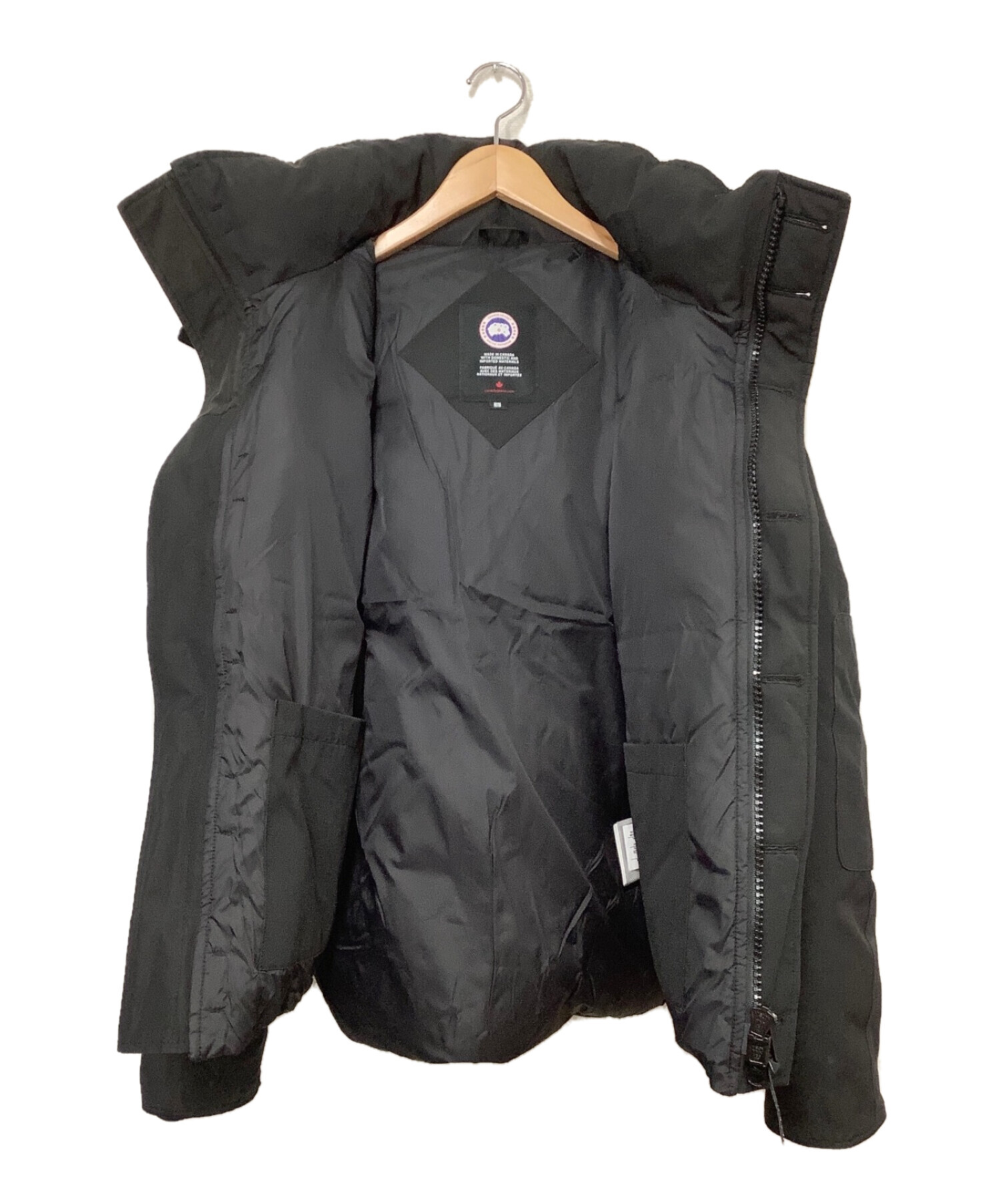 中古・古着通販】CANADA GOOSE (カナダグース) ダウンコート ブラック